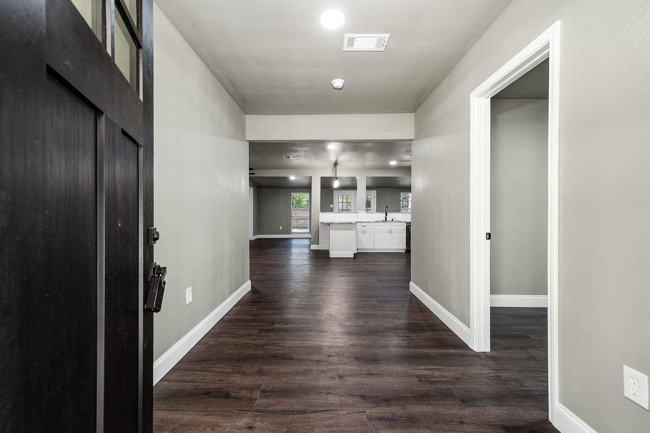 Entry in to wide open living space
