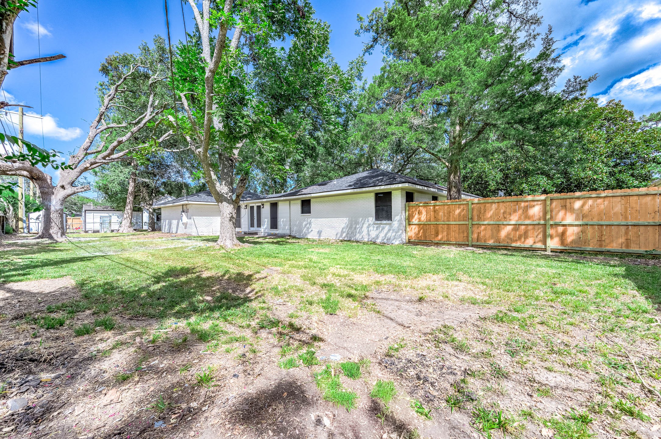 Backyard Fully Fenced