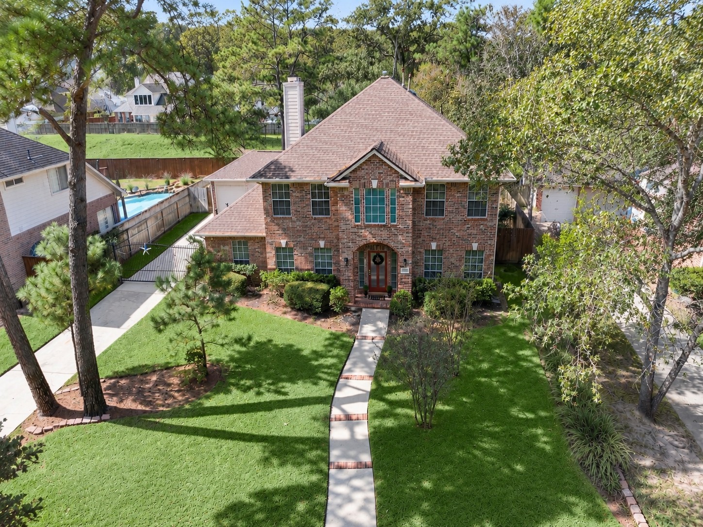 THIS IS THE REAL DEAL! Exceptional curb appeal is just the beginning! Beautifully updated and meticulously maintained, this 4-bedroom Northampton beauty is nestled among majestic mature trees in an established community offering outstanding amenities, highly regarded Klein ISD schools, and convenient access to Grand Parkway (99), I-45, Hardy Toll Road & The Woodlands. And that's just the beginning! Keep scrolling for a guided photo tour of everything this exceptional home has to offer!