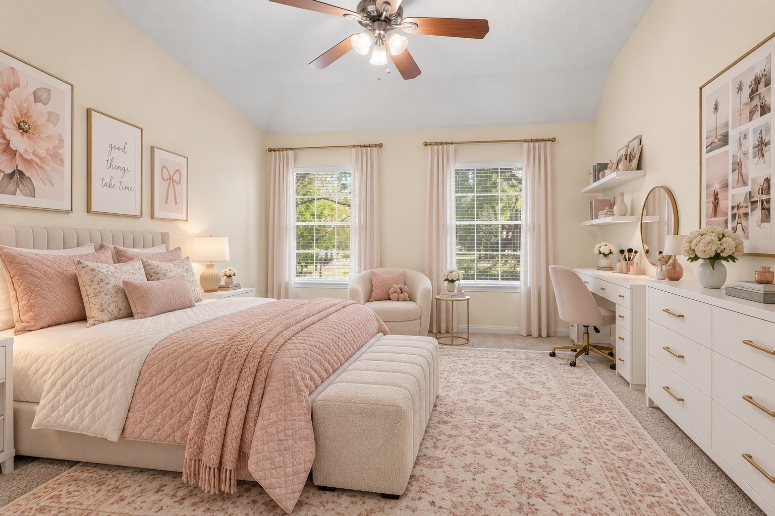 ANOTHER ROOM, ENDLESS POSSIBILITIES! This versatile 12' x 12' upstairs retreat is conveniently located down the hall from the full bathroom, with TWO generous hallway closets providing even more storage just outside the door! Inside, you'll find fresh neutral paint, brand-new carpeting, attractive baseboard molding, a lighted ceiling fan, and a spacious walk-in closet with multi-level hanging space and shelving. Whether you envision a cozy bedroom, home office, creative studio, or welcoming guest retreat.