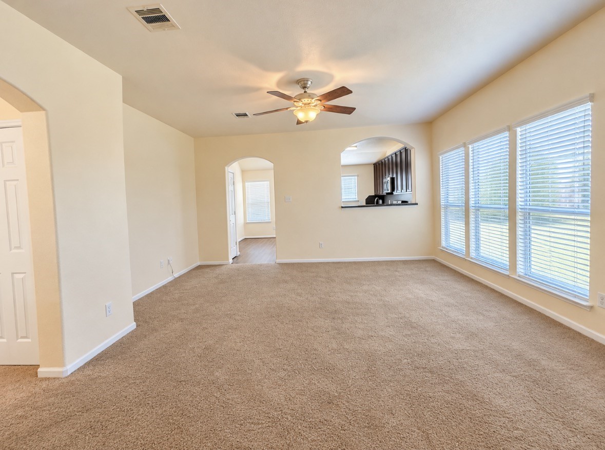 Another look at the open living area with plenty of room to make it your own. Another look at the open living area with plenty of room to make it your own.