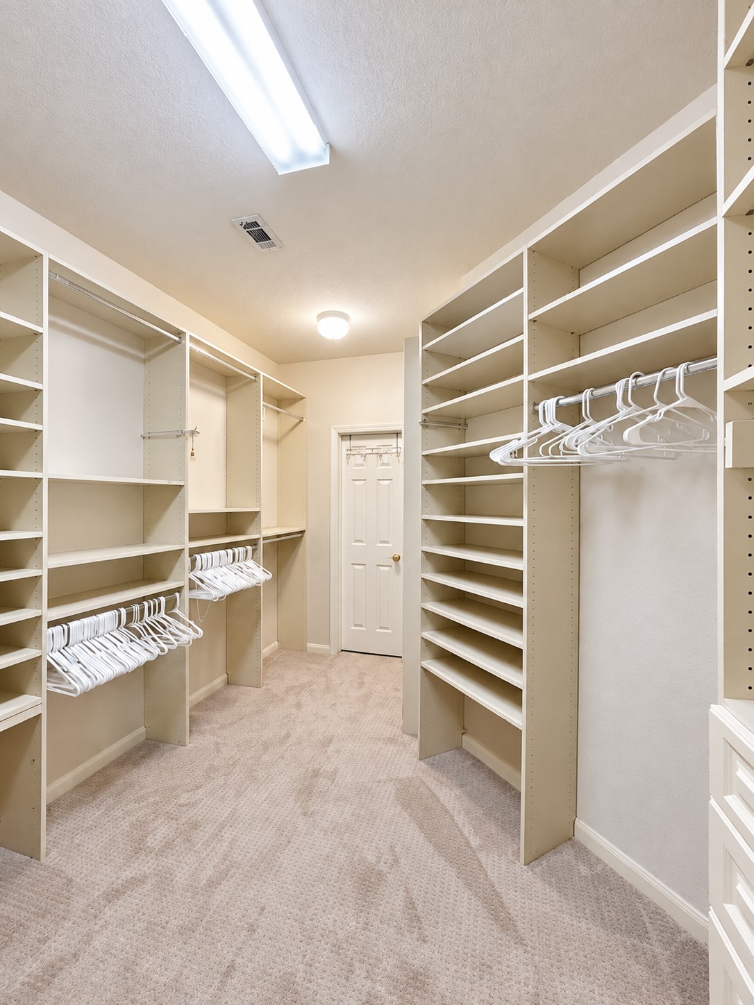 Primary closet
