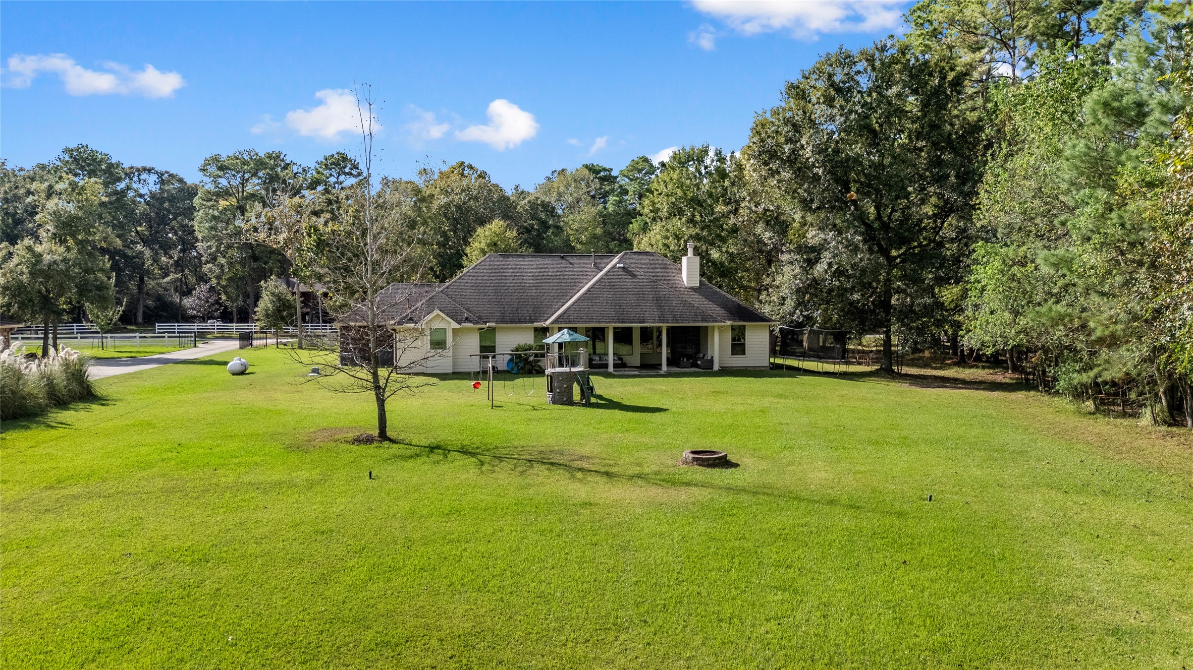 No crowded backyards here! Just wide-open skies, beautiful greenery, and the freedom to enjoy outdoor living on your own terms.