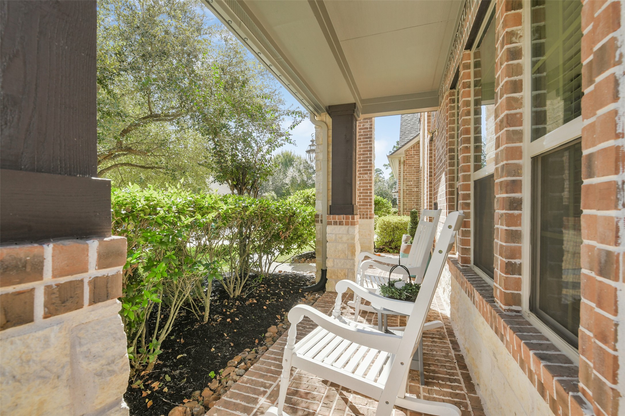 Inviting covered front porch, perfect for relaxing and enjoying the neighborhood.