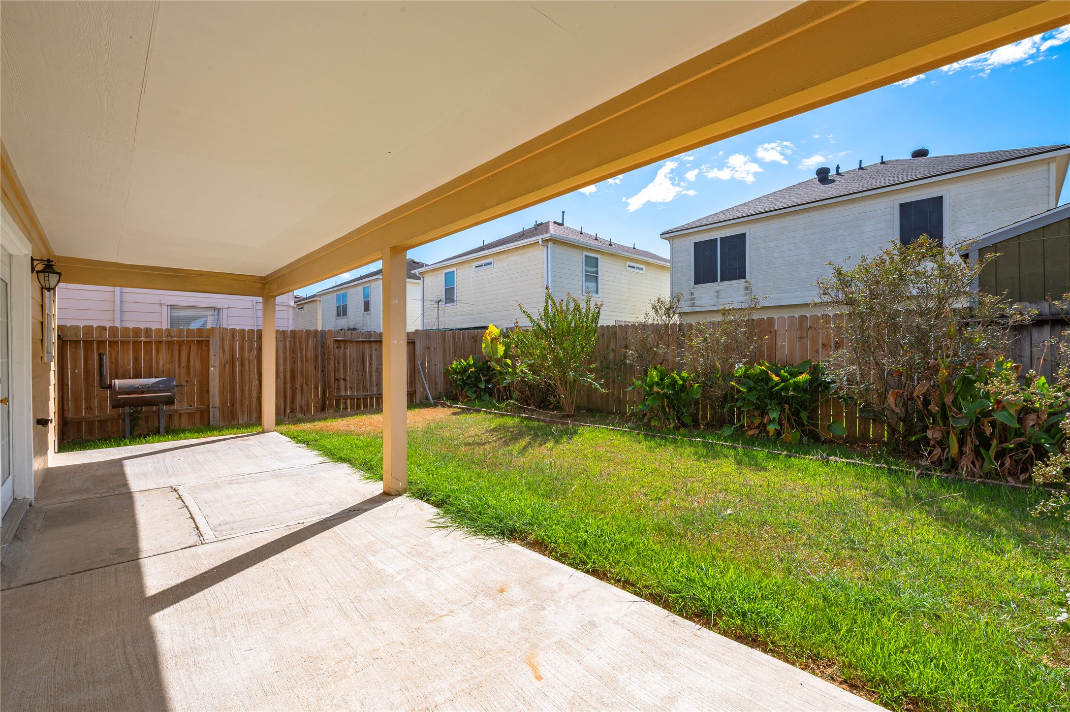 BACKYARD AND PATIO