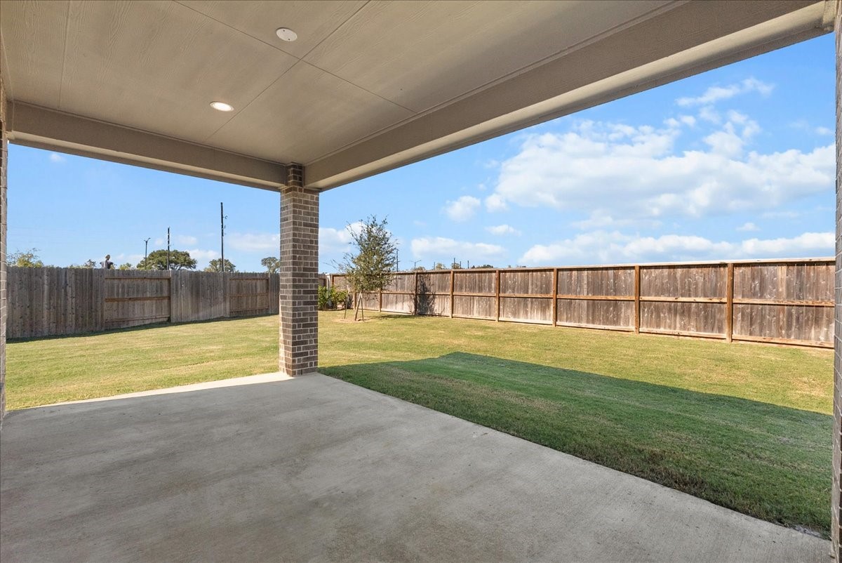 Relaxing back patio just in time for those cooler temps!