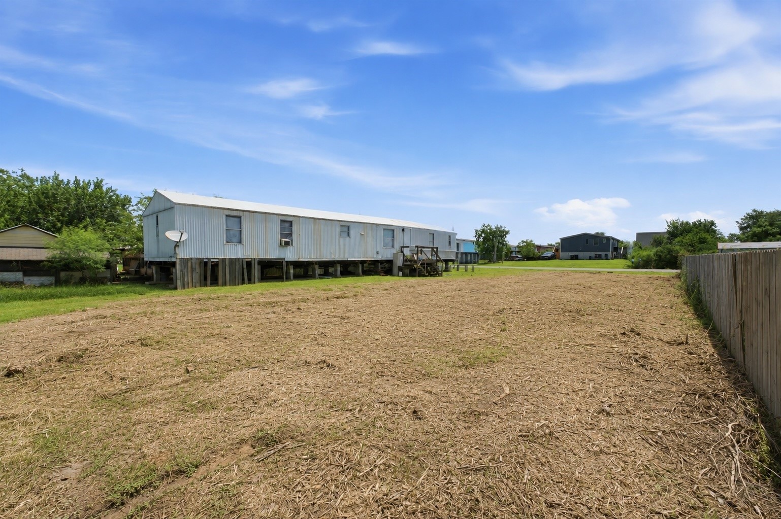 Rendering of rear view of lot.