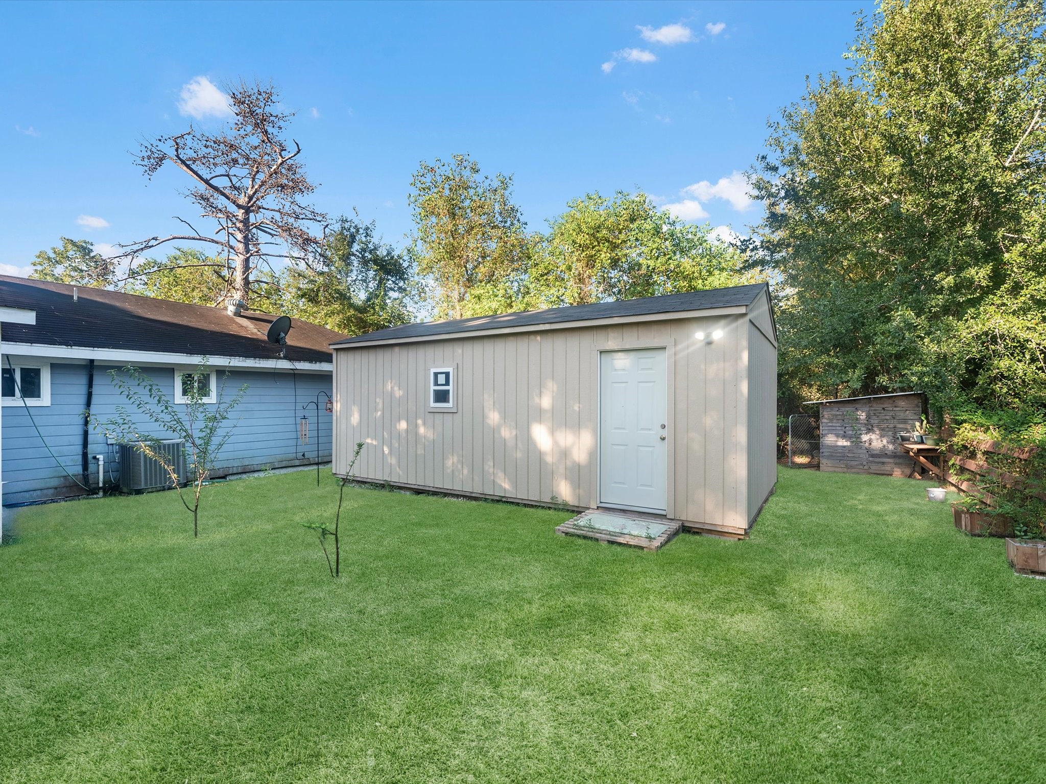 Structure 5 offers approximately 200 sq ft of bonus space with new sheetrock and updated electrical work, providing a versatile space for a variety of uses.