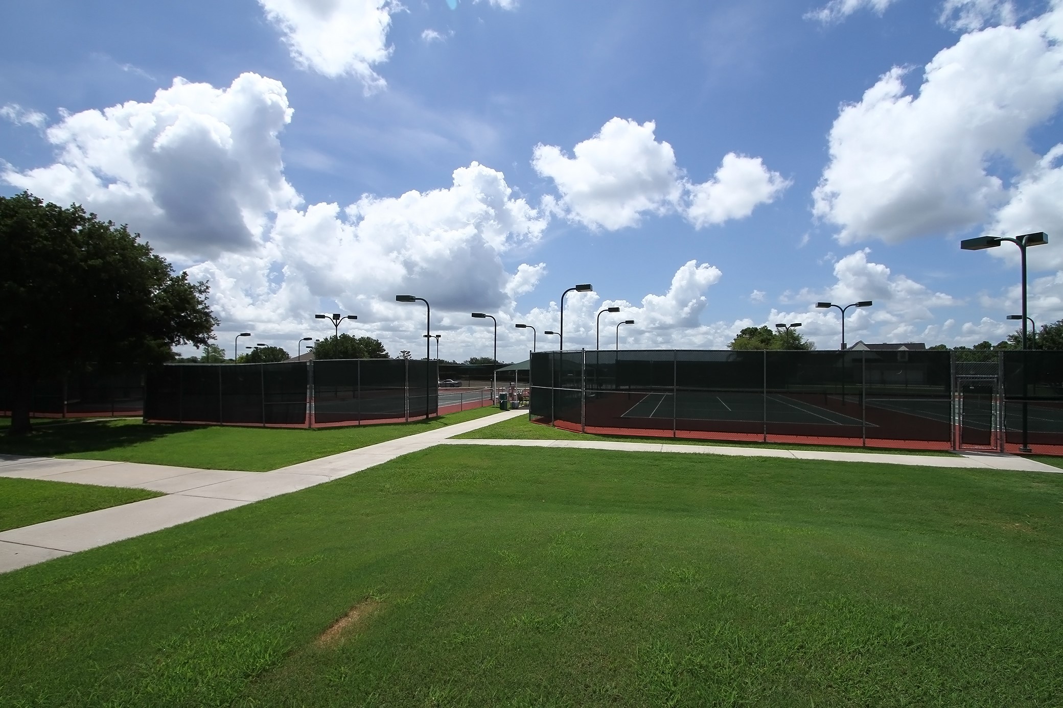 Perfectly maintained tennis courts for every player level.