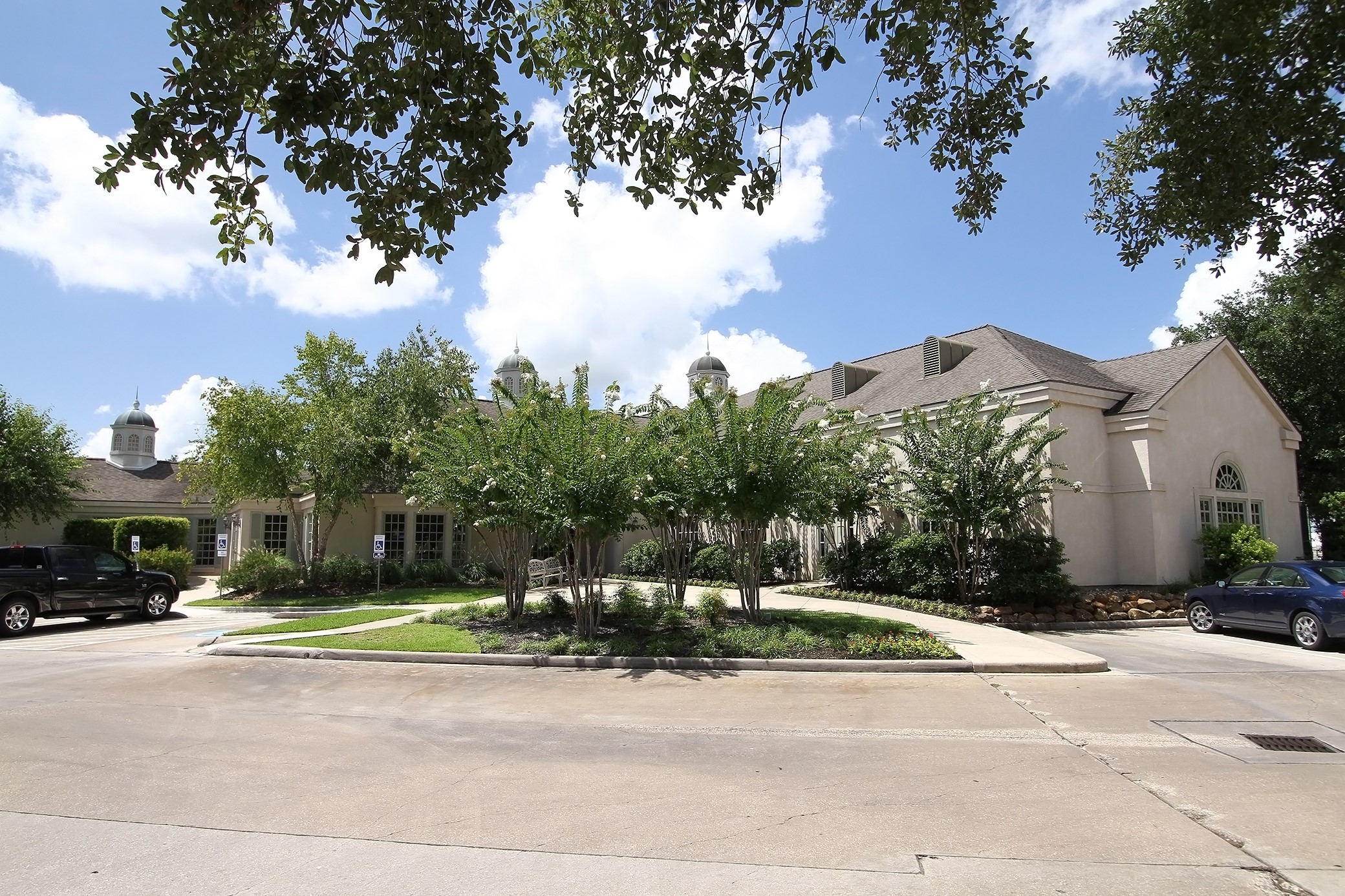This is the Country Club, where tennis, pool and the club bistro are located.