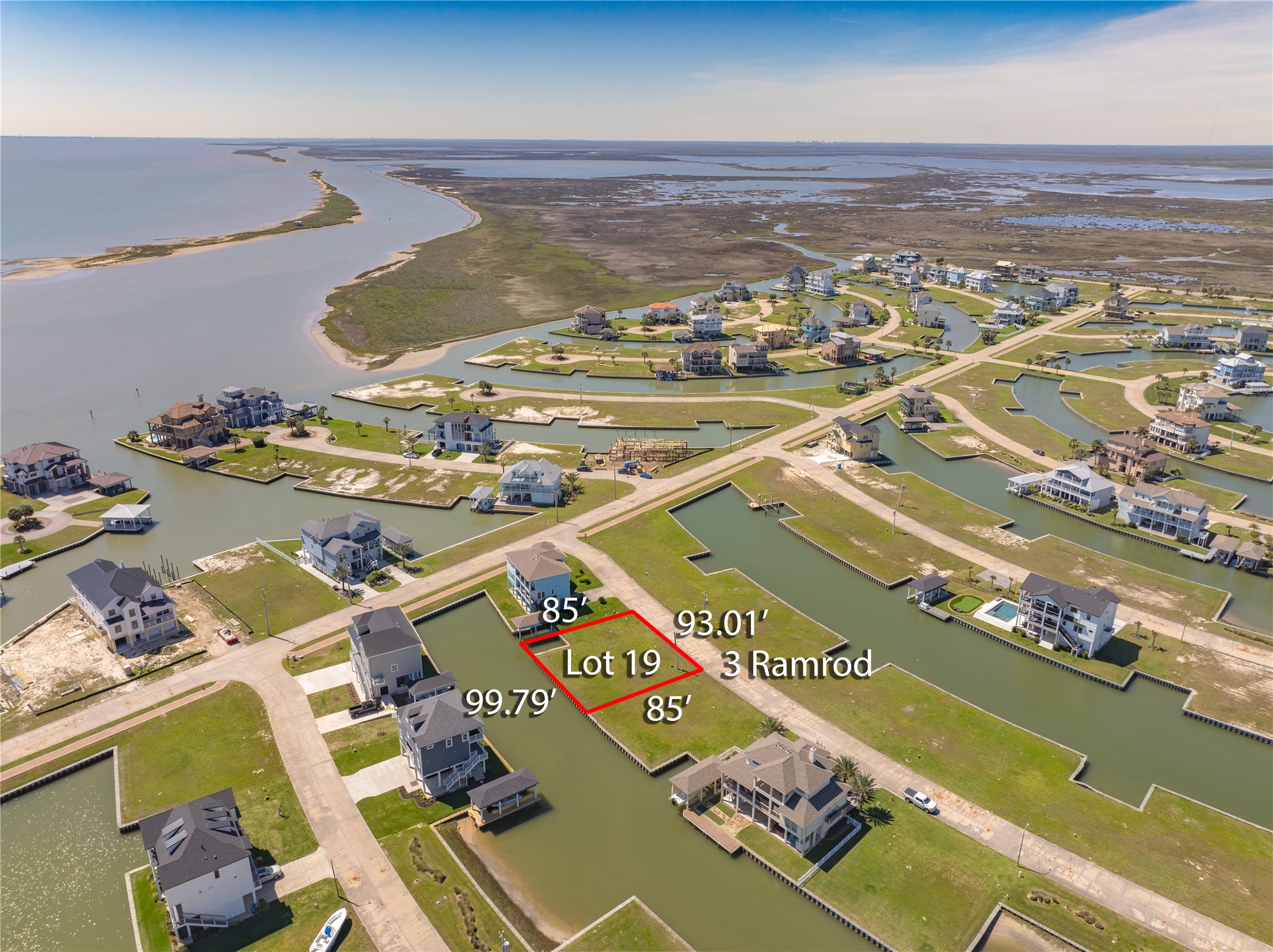Abundant waterfront canals in every direction with great views including an open reserve across the canal