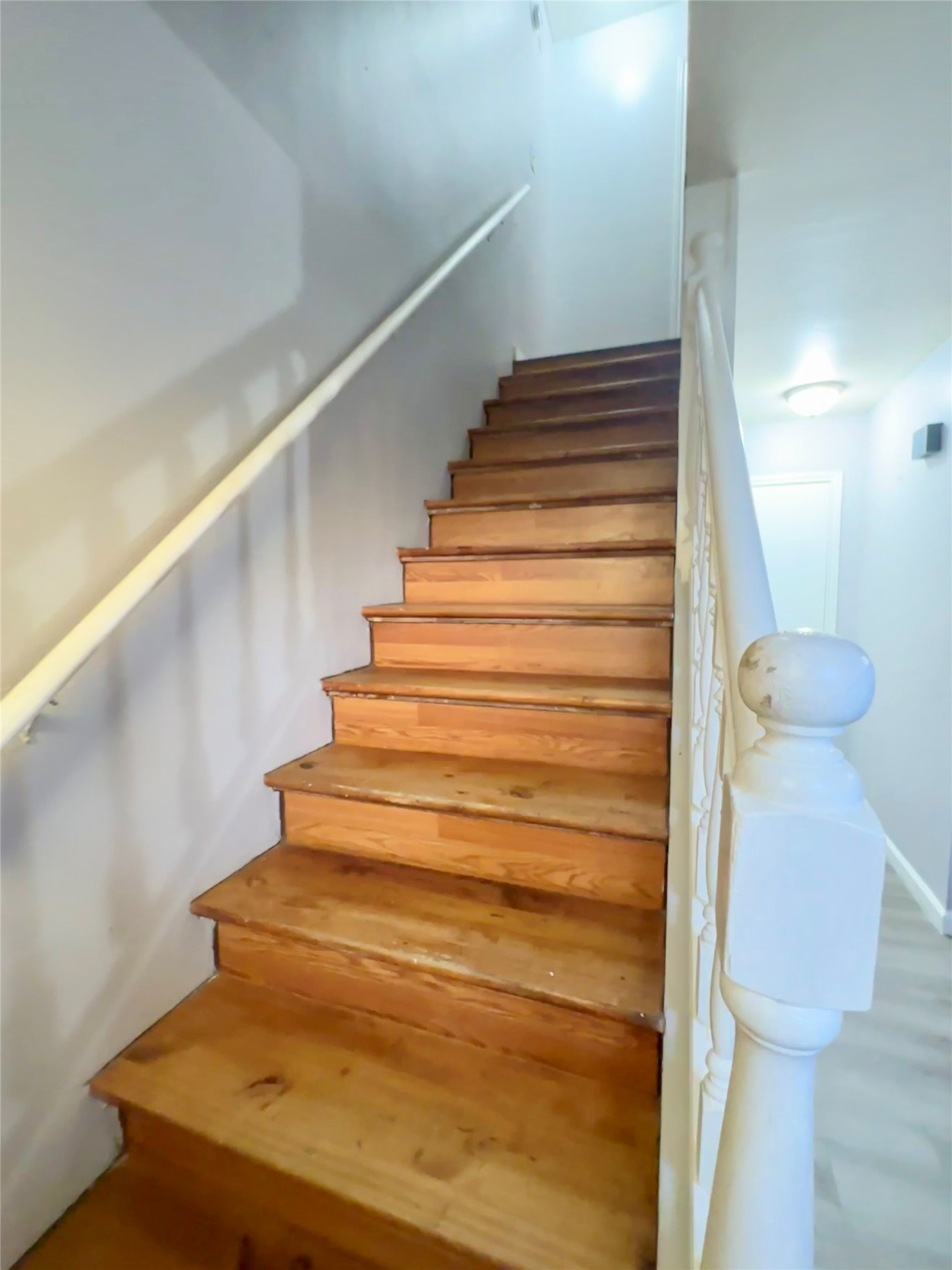 Staircase to second floor. Staircase to second floor.