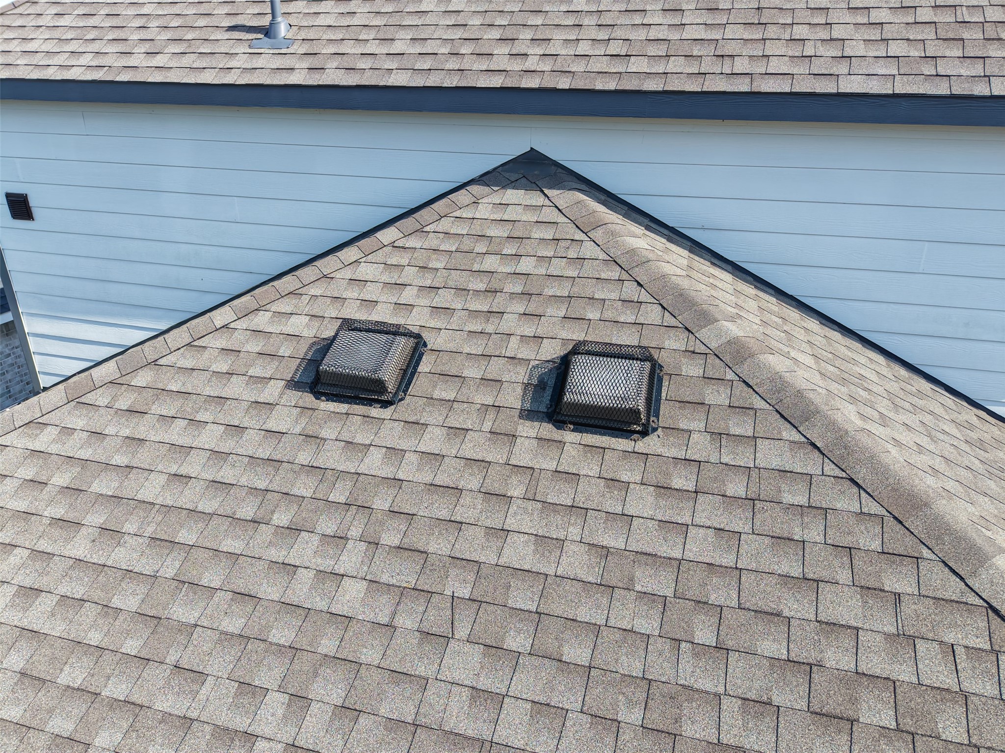 Entire home protected by roof vent guards