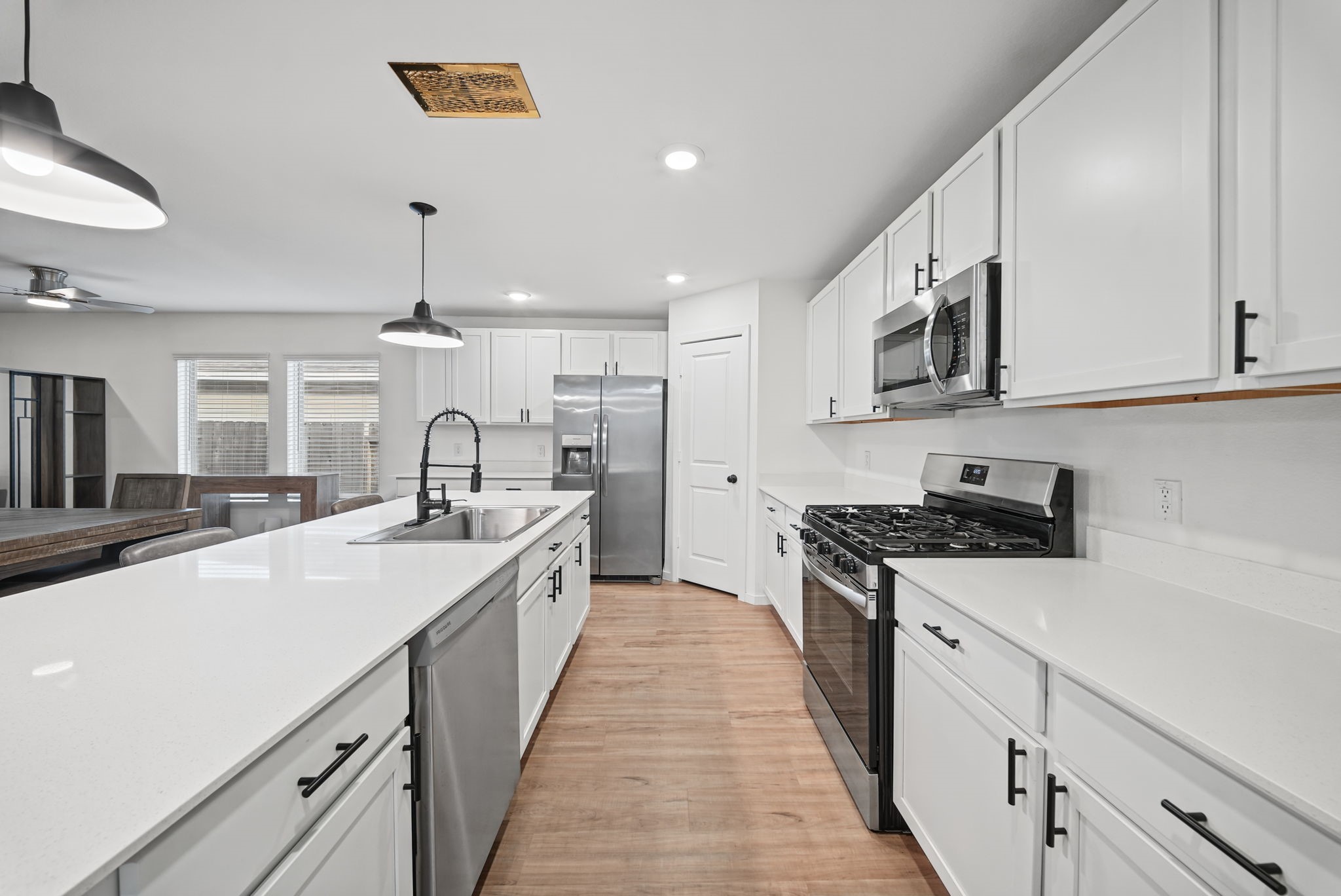 Notice all the cabinets and upgraded hardware. Notice all the cabinets and upgraded hardware.