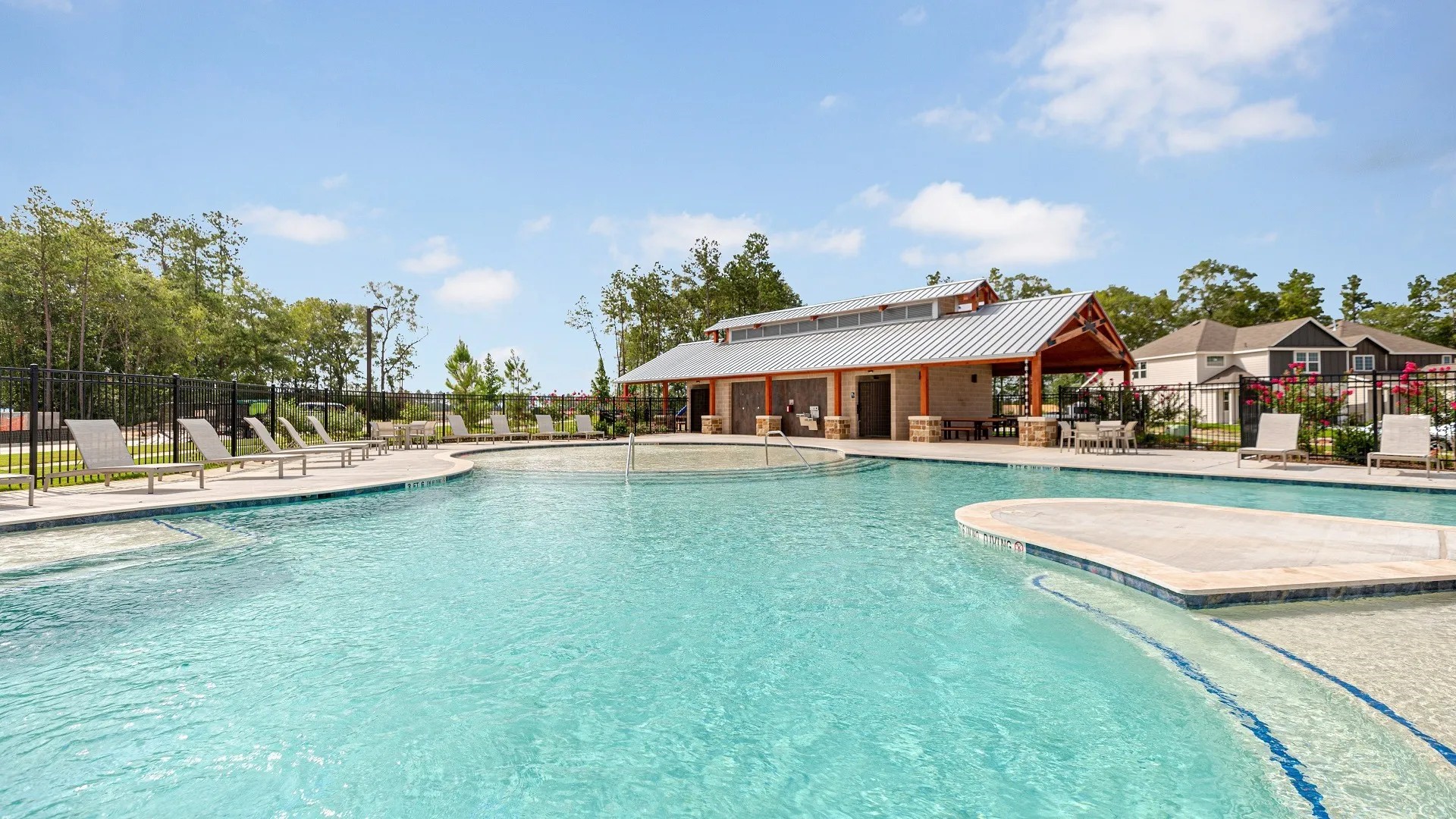 The fun doesn't stop there! Enjoy a resort-style swimming pool, clubhouse and playground right in your own neighborhood.