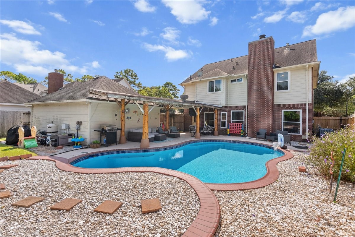 Back view of the home.