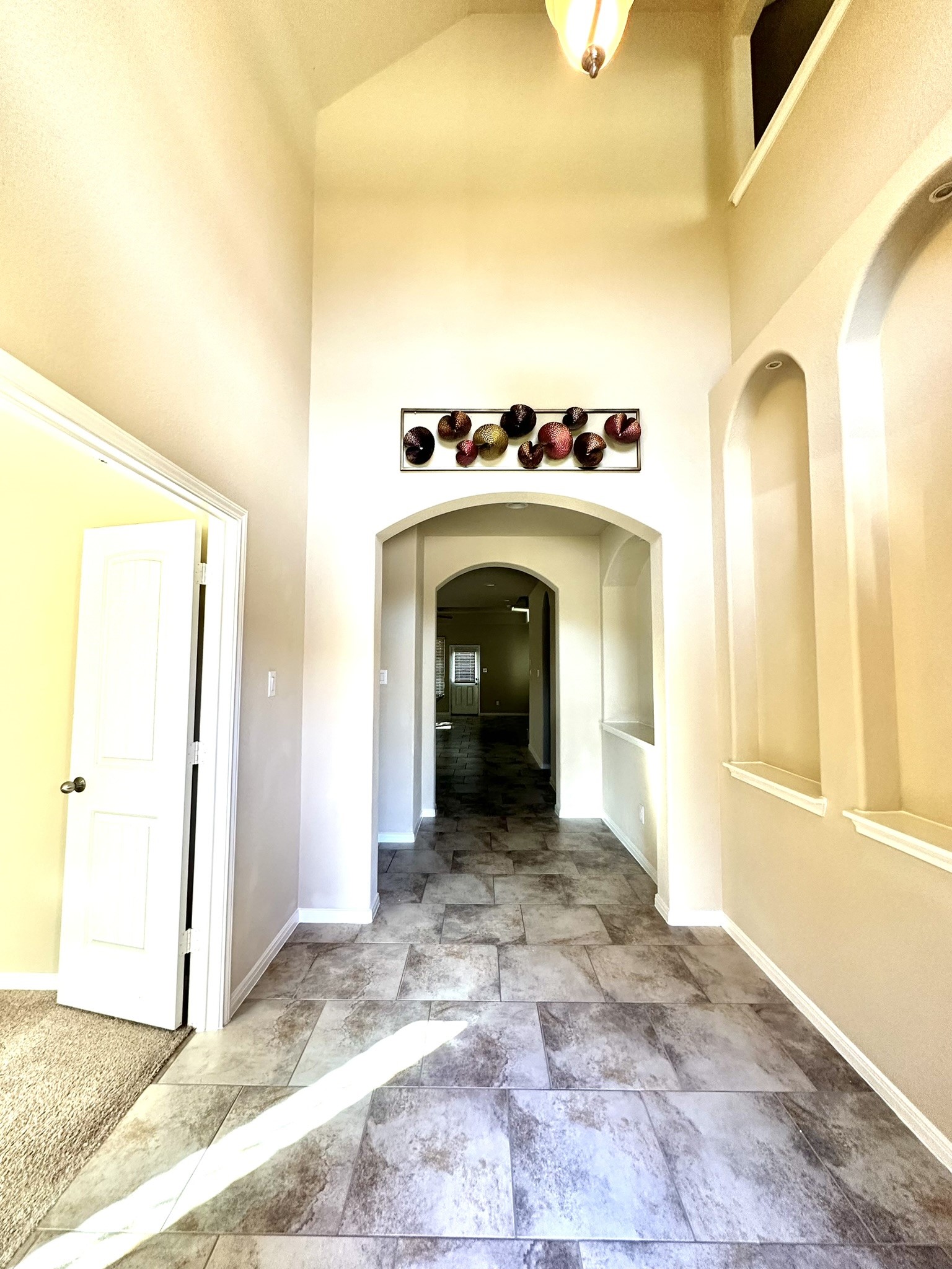 Entry Foyer with Tile Flooring
