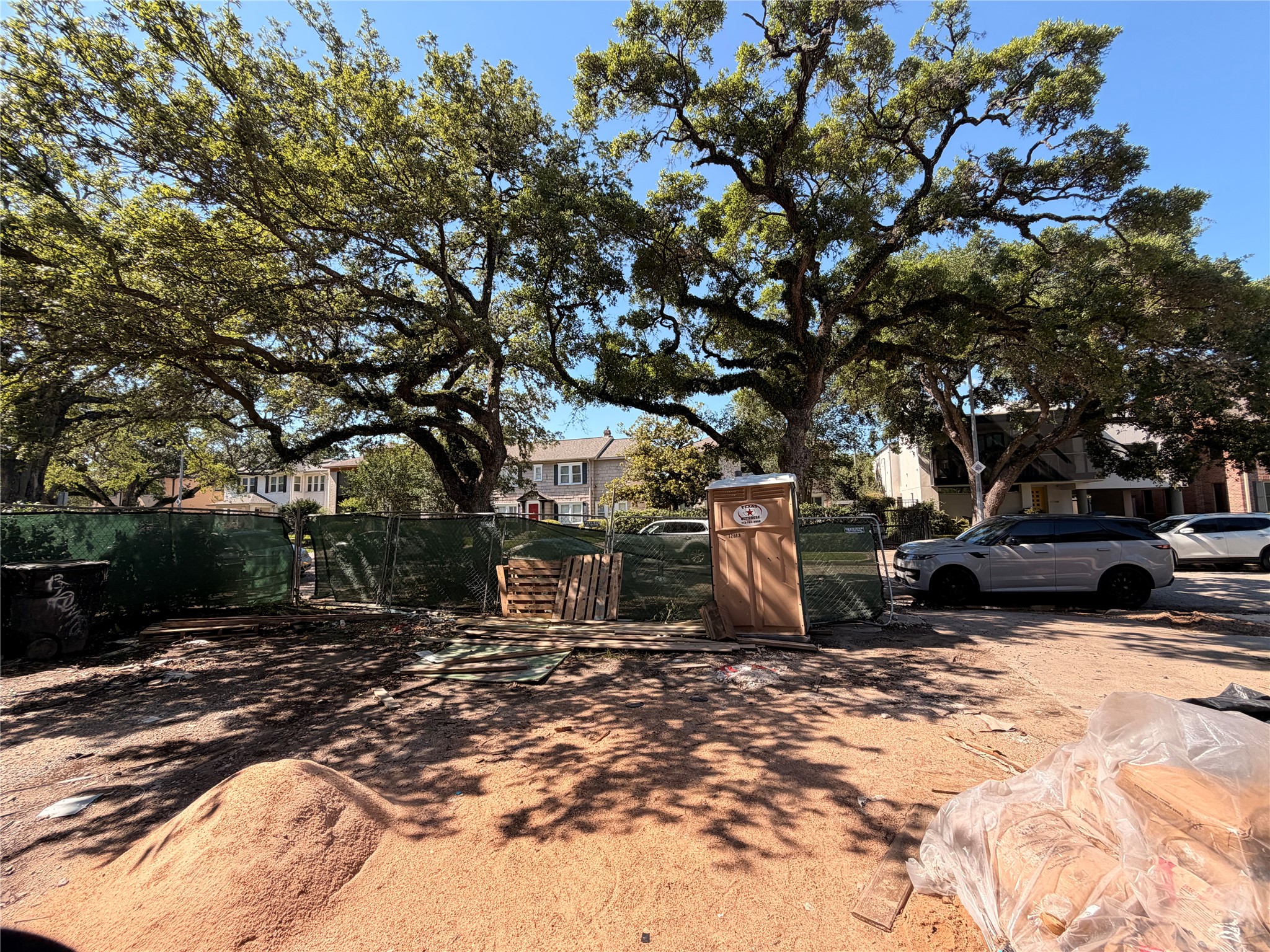 Tree lined street