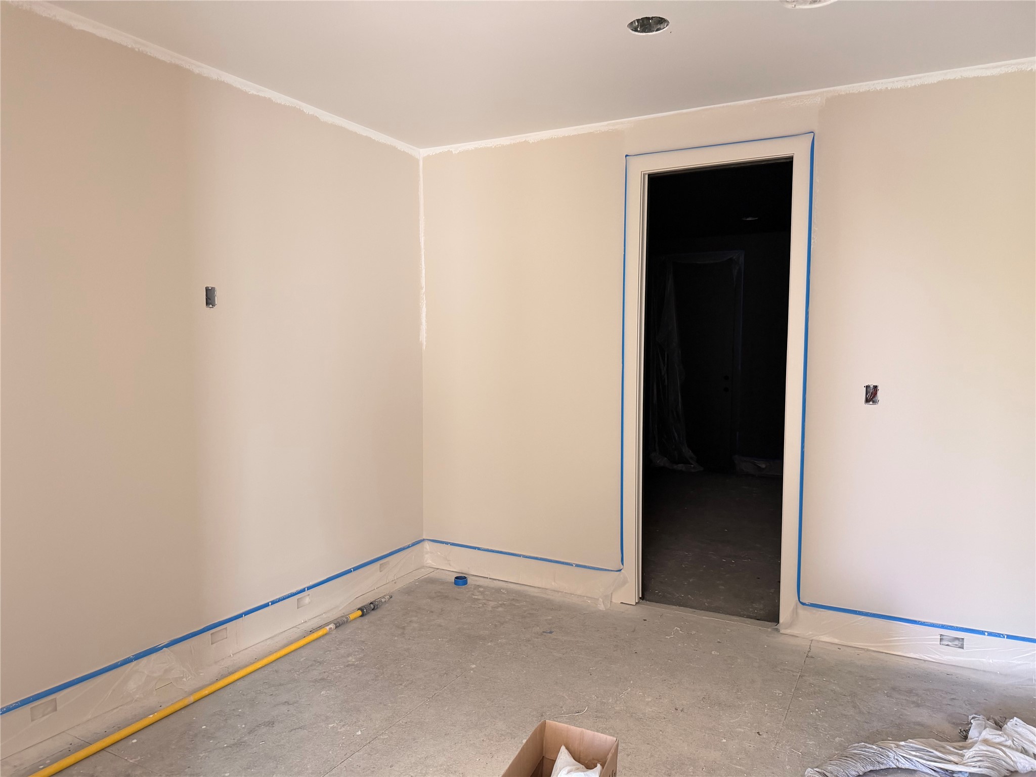 Extra room outside of media room