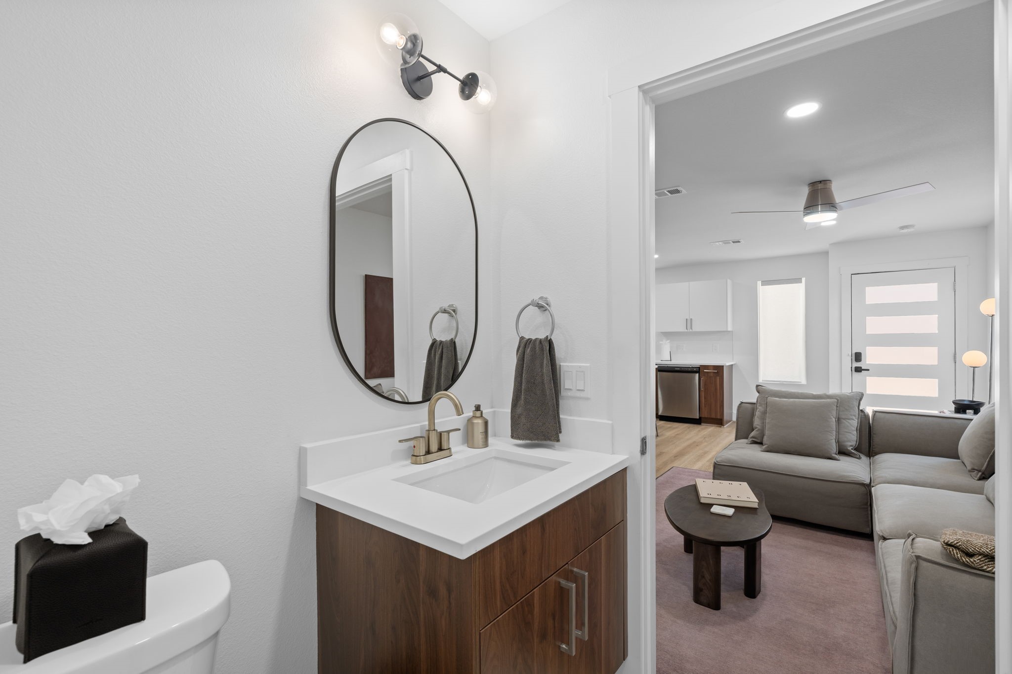 Half bath downstairs