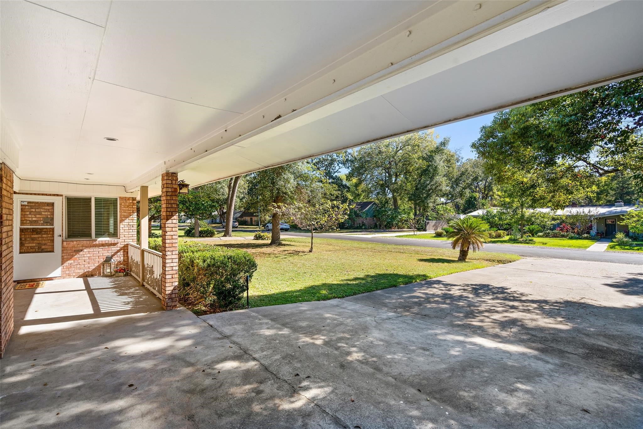 Say hello to neighbors passing by while your relax on your expansive front porch!
