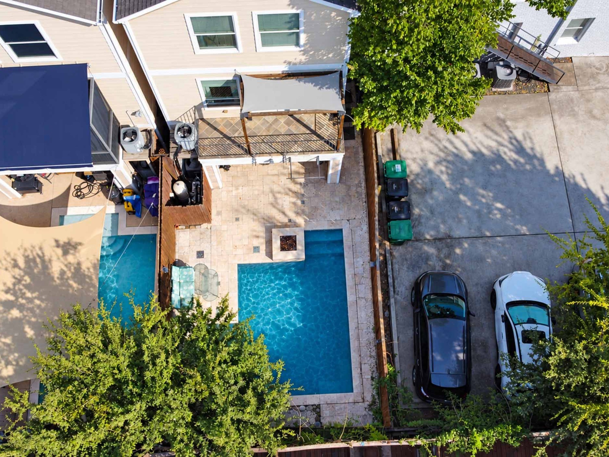 Your backyard from above.