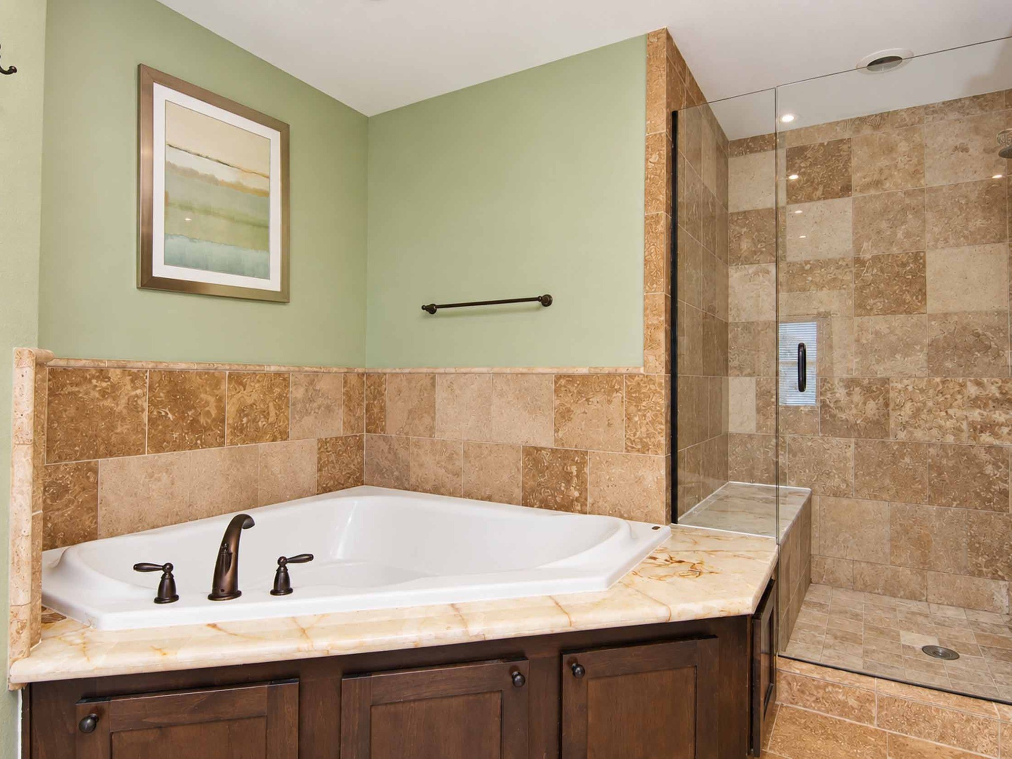 Master bathroom.