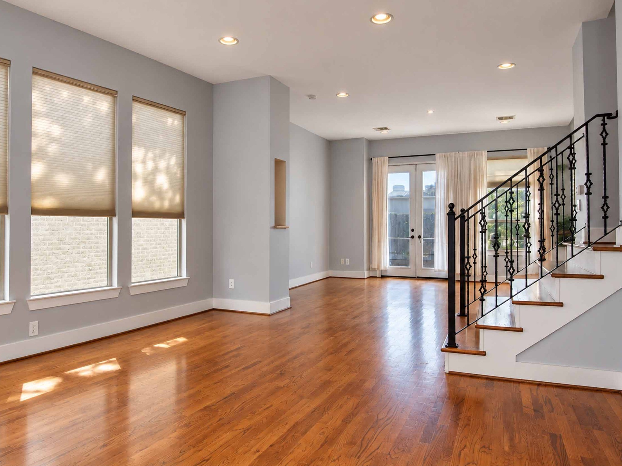 Spacious living area.
