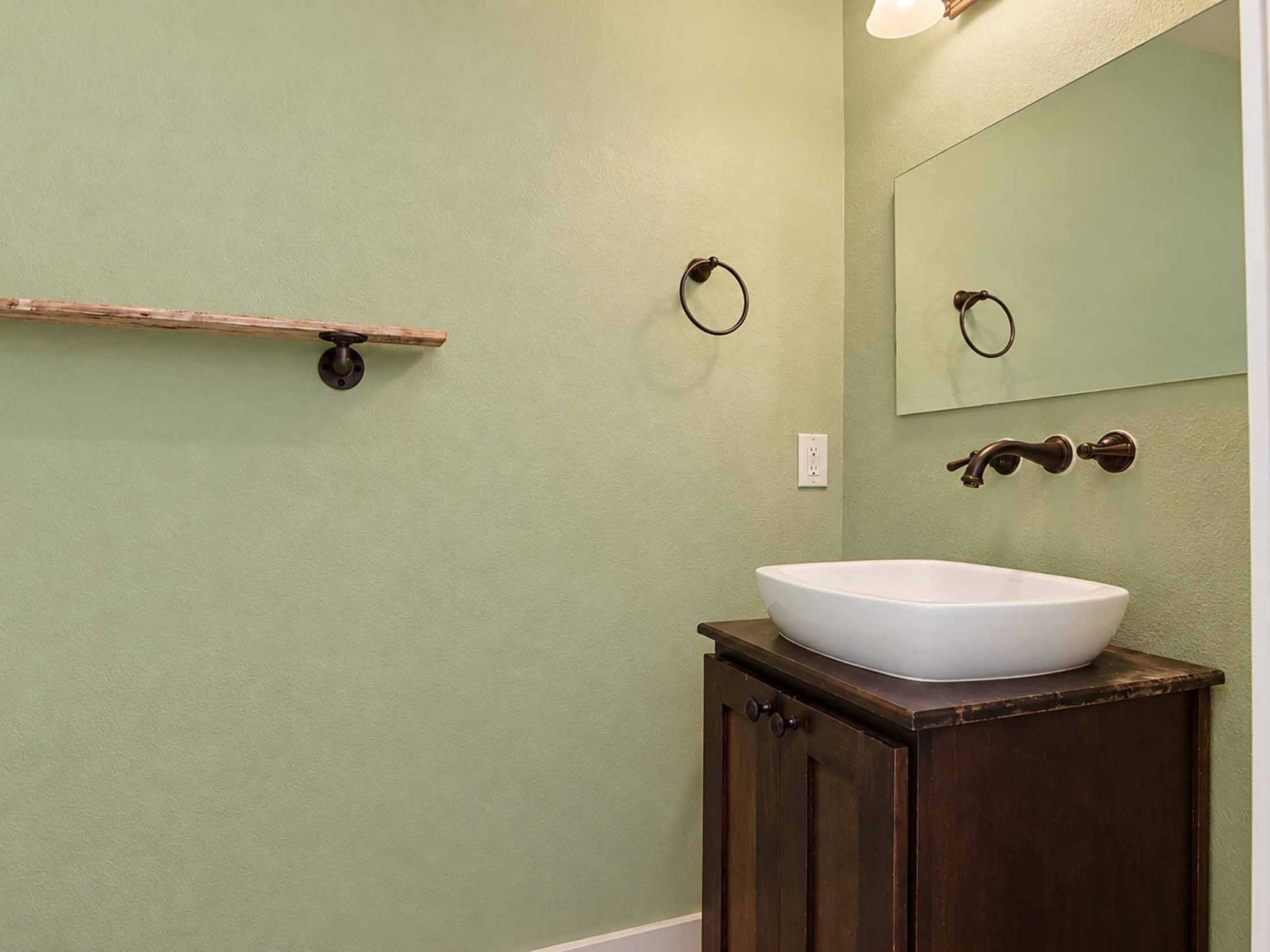 Half bathroom on second floor.