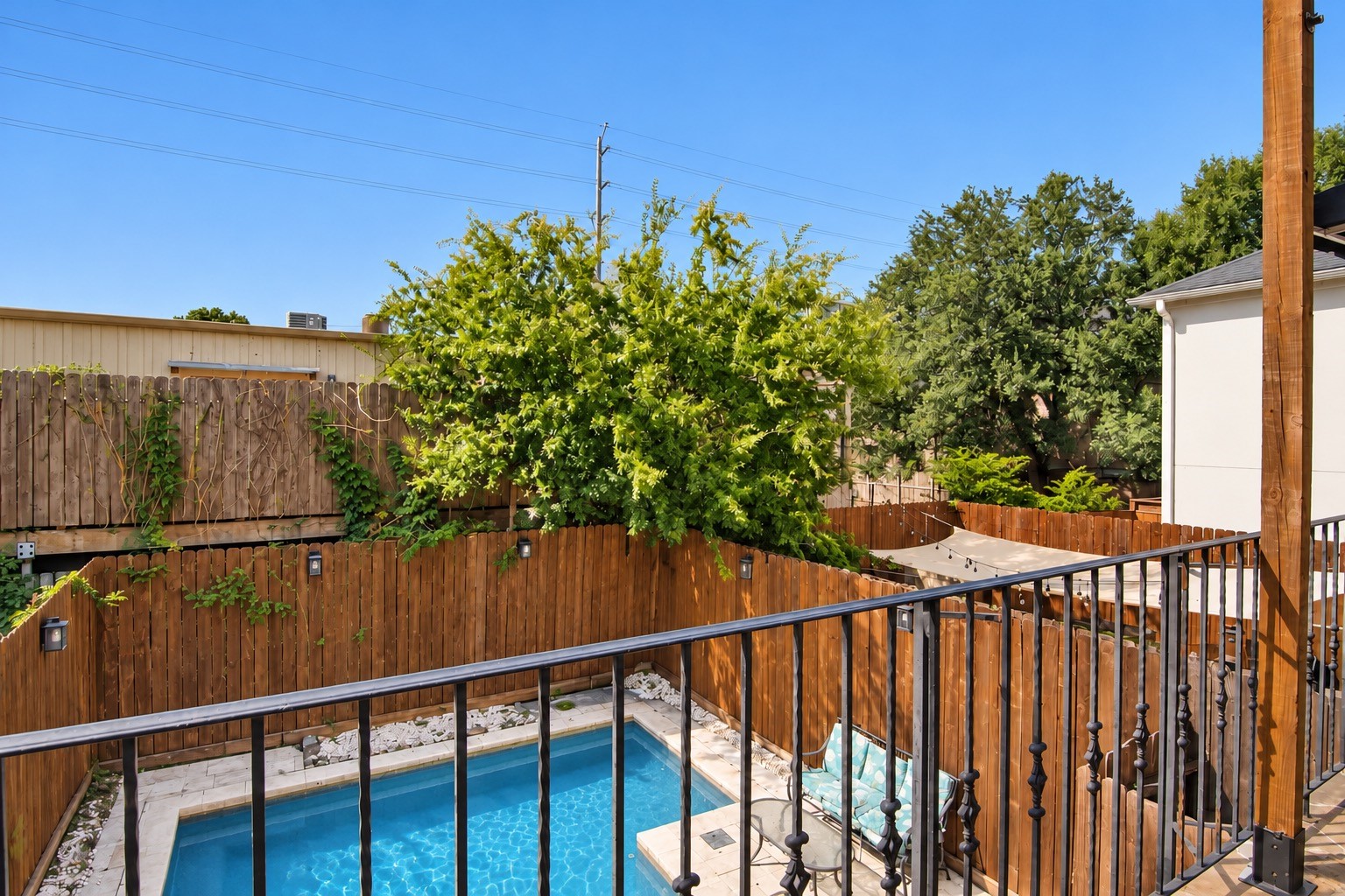 The sites of your backyard.