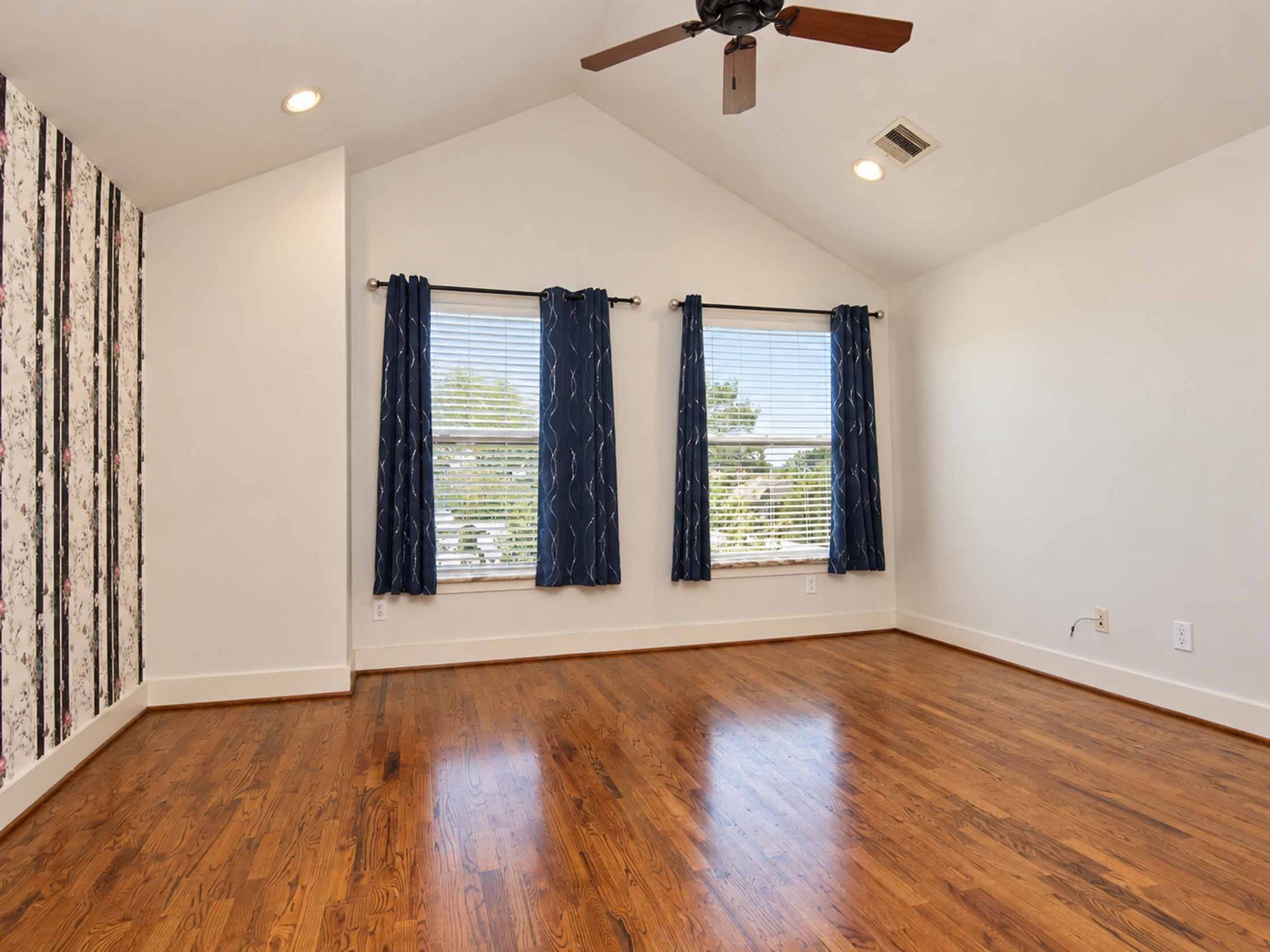 High ceilings.