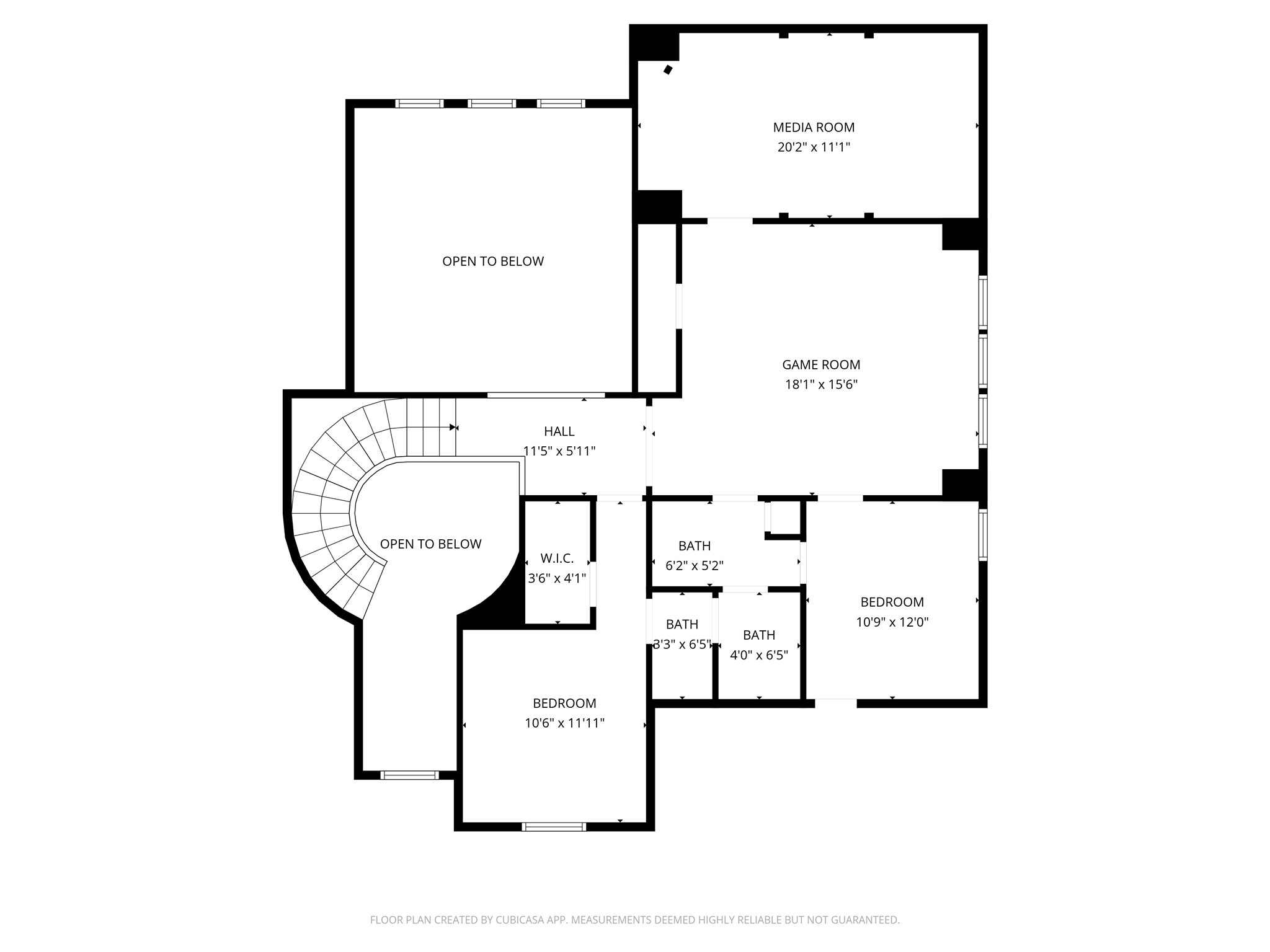 Floor plan, 2nd floor.