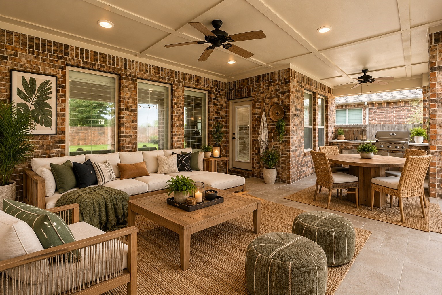 Back patio. (virtually staged) Back patio. (virtually staged)