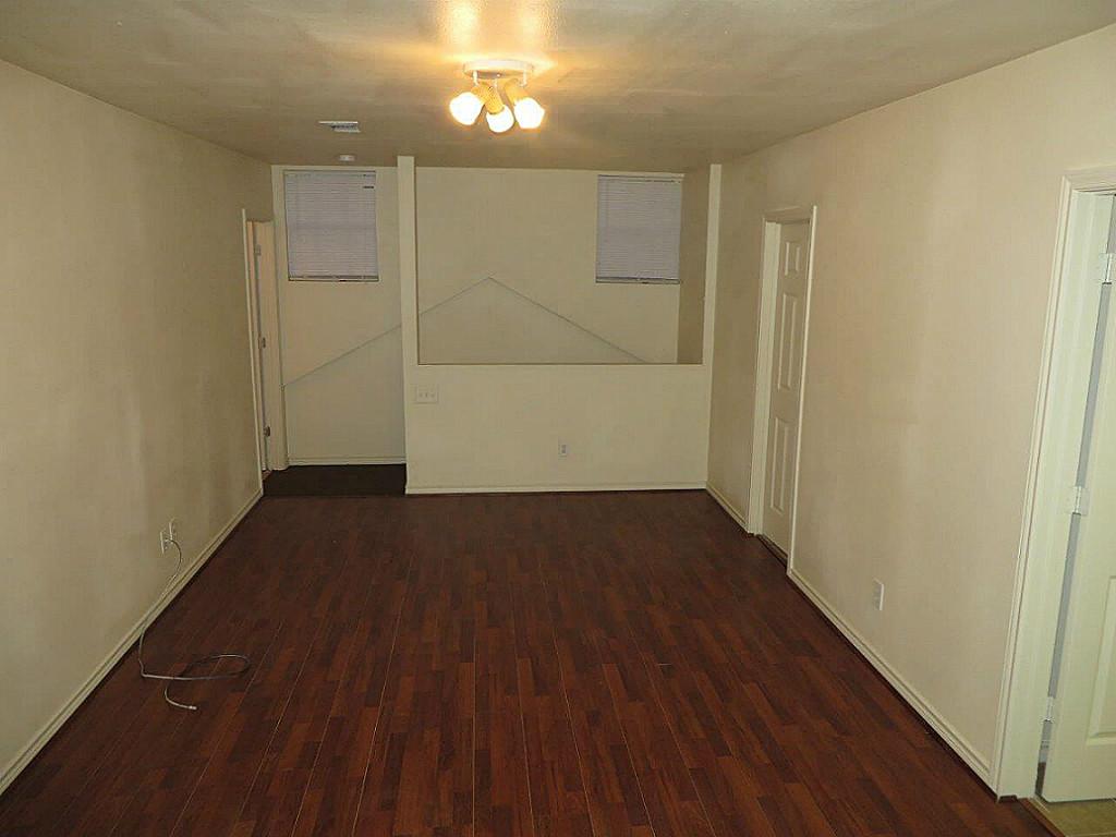 Bedroom up (view from far wall back to stairs)