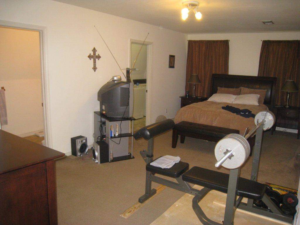 Bedroom (possible furniture placement)