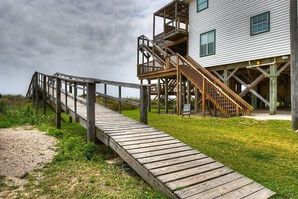 walkover to the beach