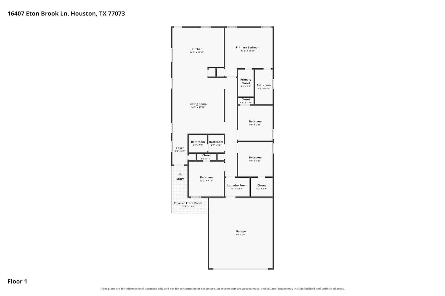 16407 Eton Brook Lane, Houston, TX 77073