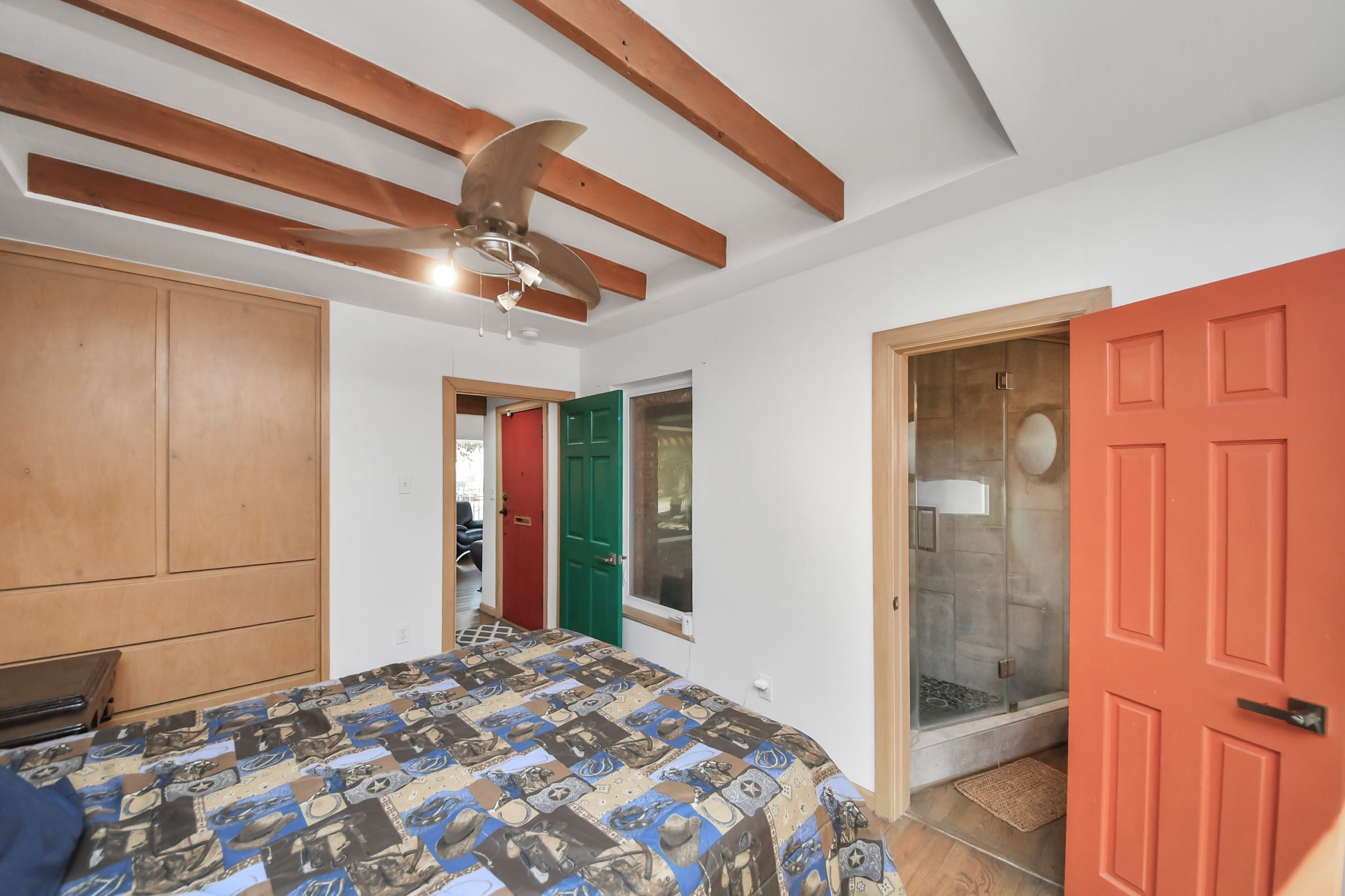 Bedroom #3, located downstairs.