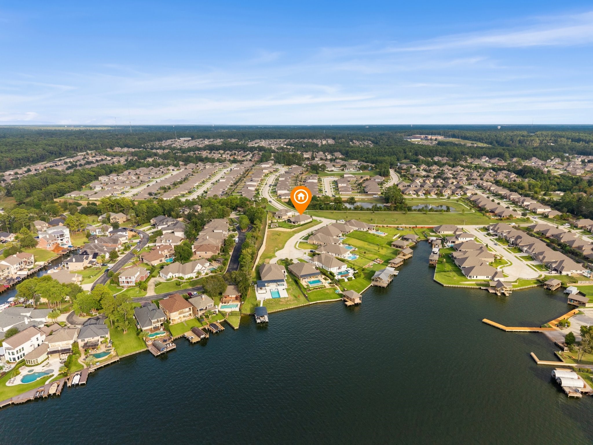 View from Lake Conroe
