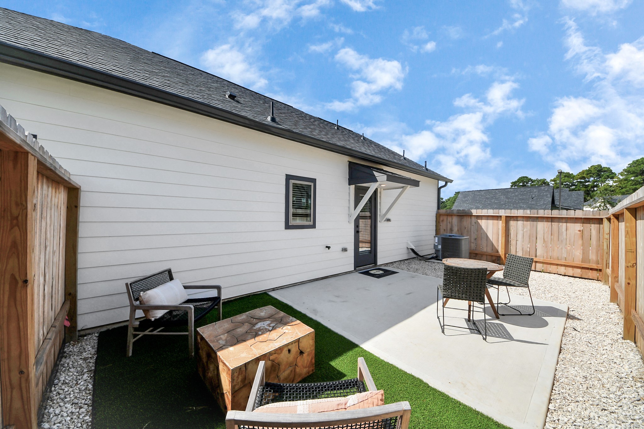 Welcome to an exclusive Gated Resort Style Community with a distinctive neighborhood feel that provides a maintenance free lifestyle.Nestled in Conroe offering Single Family Home-3 Bedrooms,2 baths, w/private back yard!