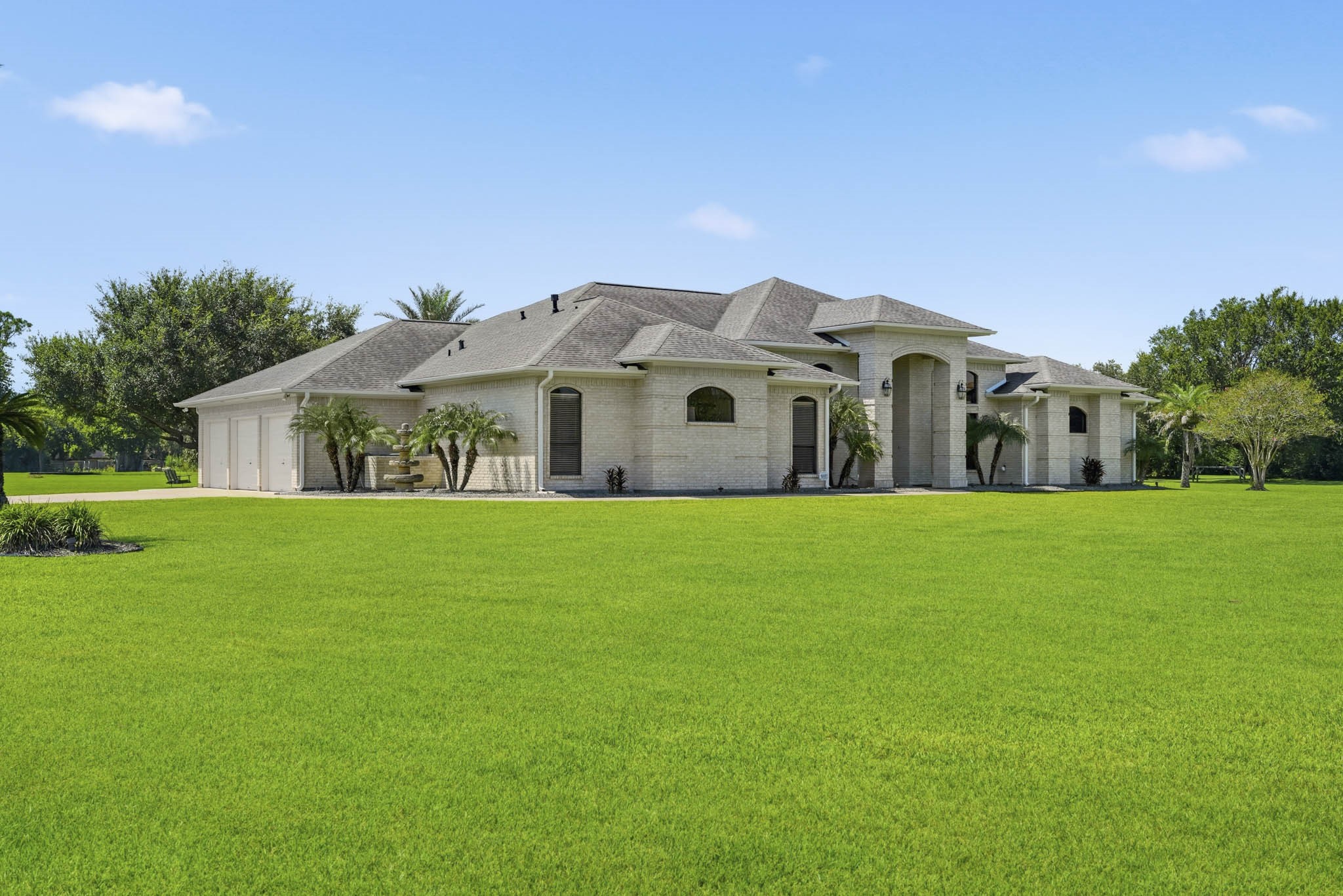 Custom home situated on a beautifully maintained property