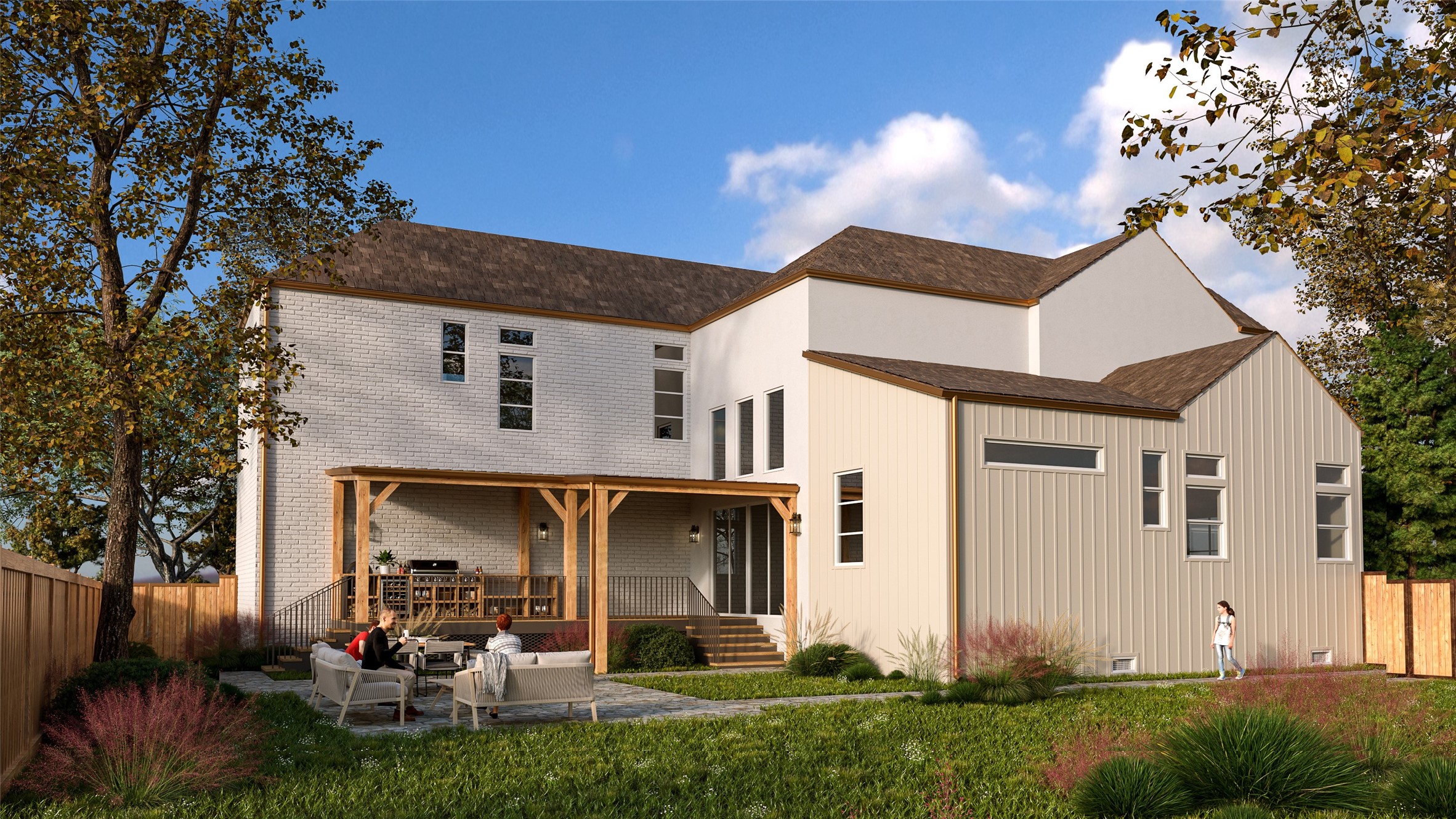 Back Exterior Rendering