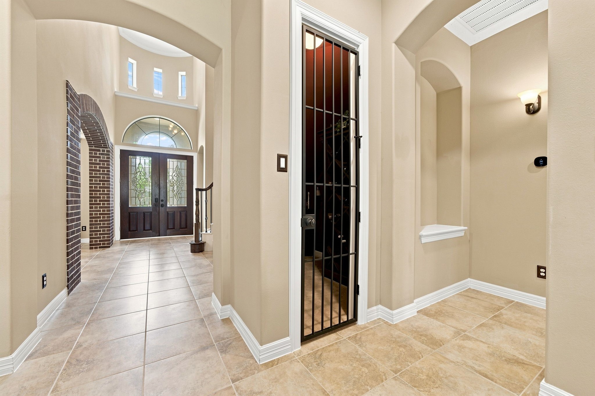 Wine Cellar/Entryway to Primary Bedroom