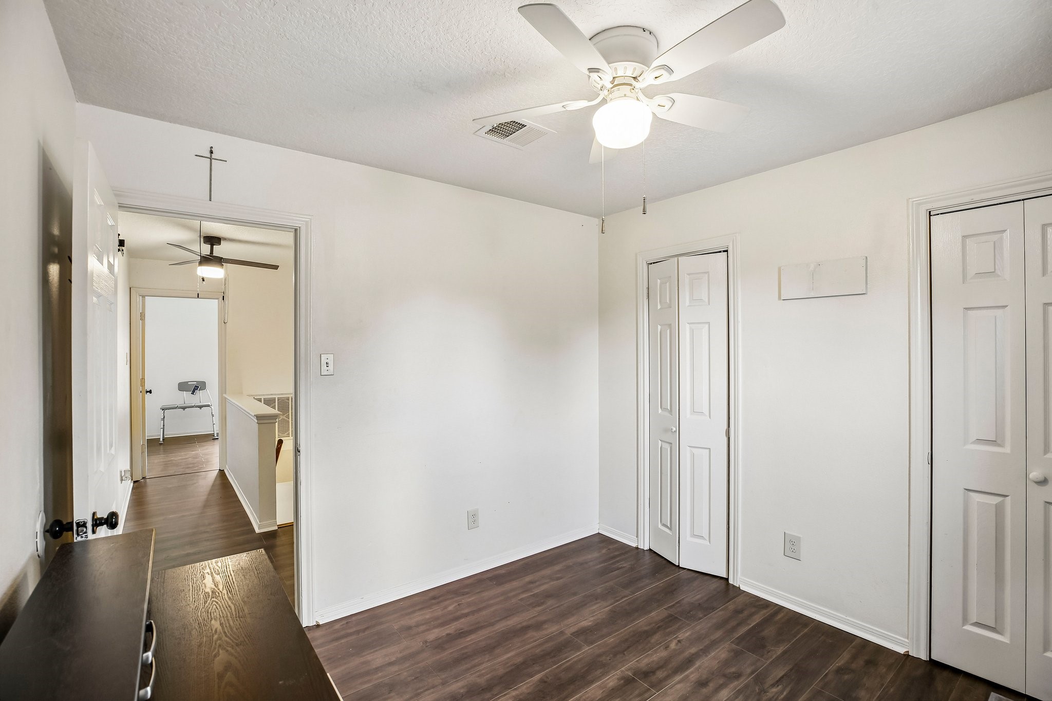 Luxury vinyl plank flooring.