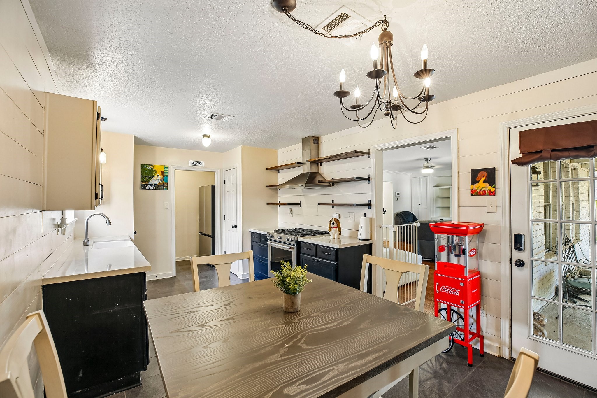 Gorgeous updated kitchen with quartz countertops.