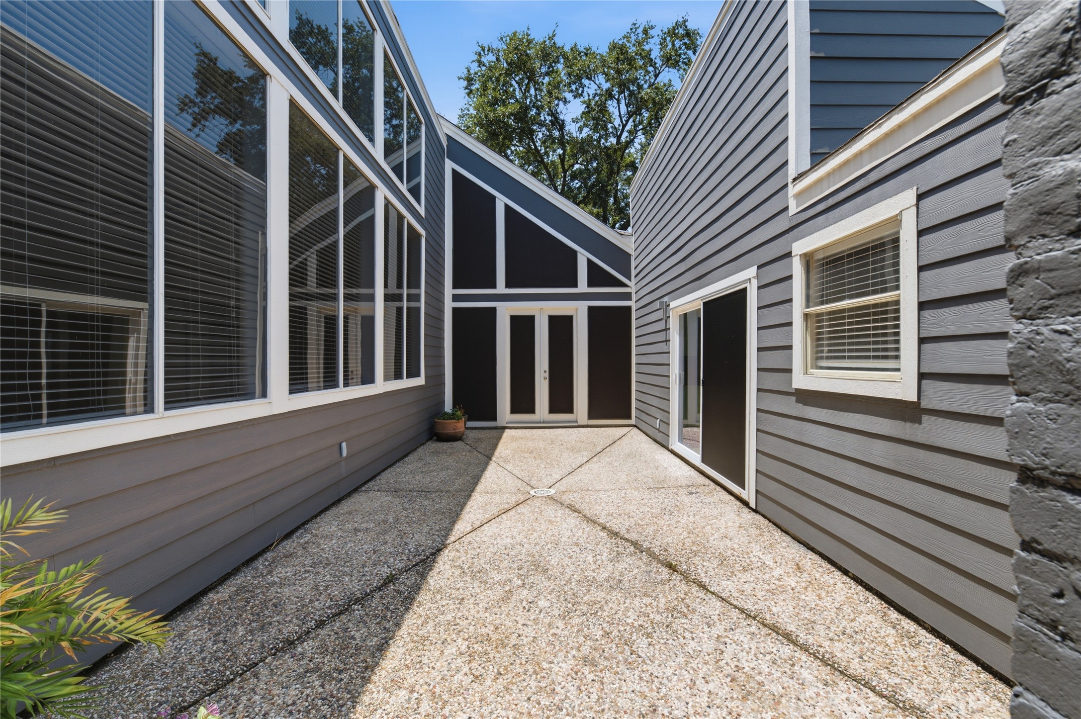 Poolside patio with direct access to the kitchen.
