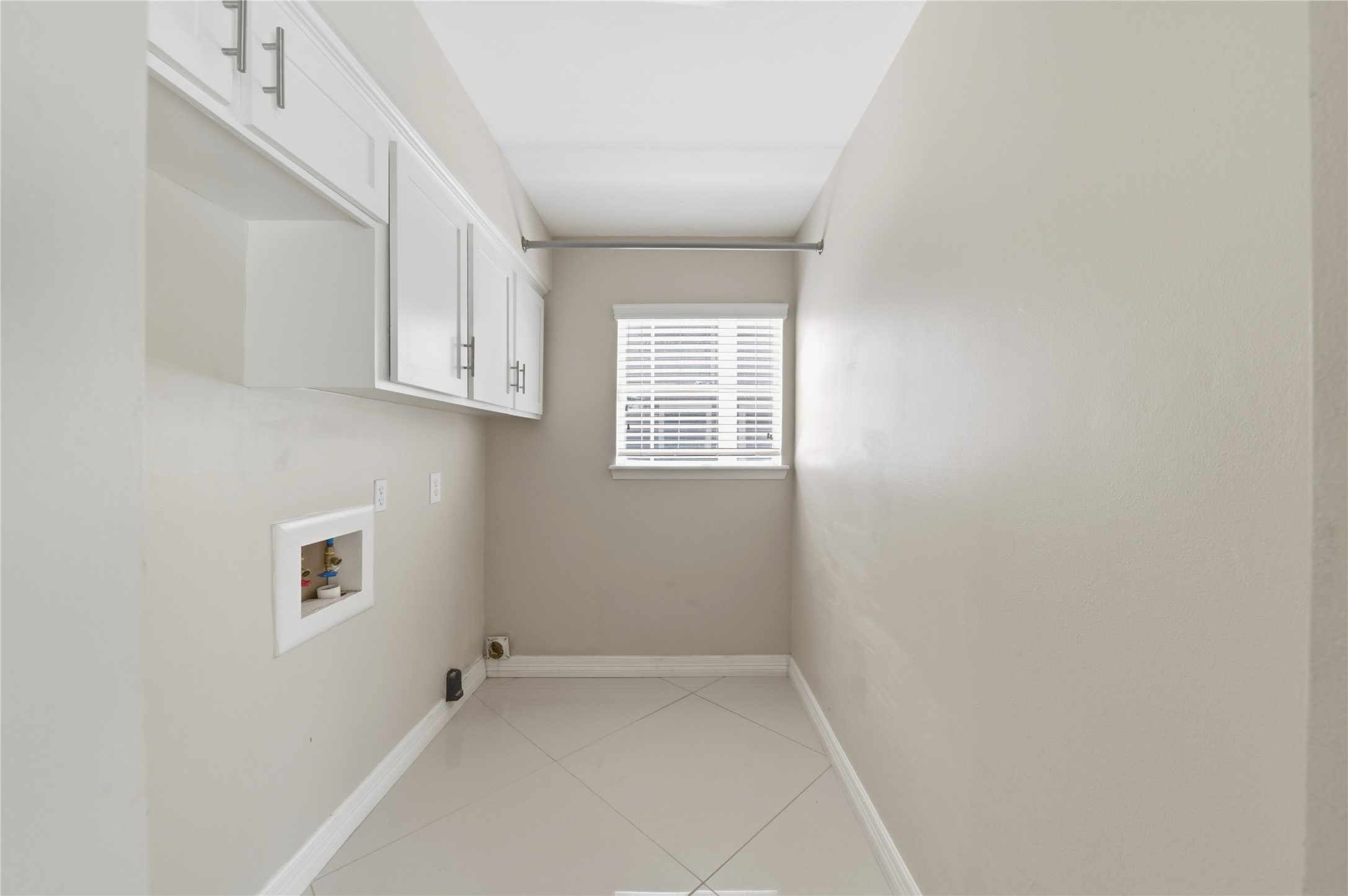 Laundry room with built-in storage!