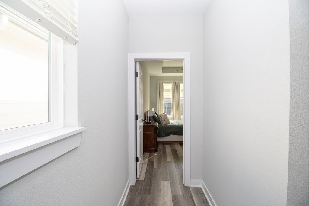 Hallway to the master suite