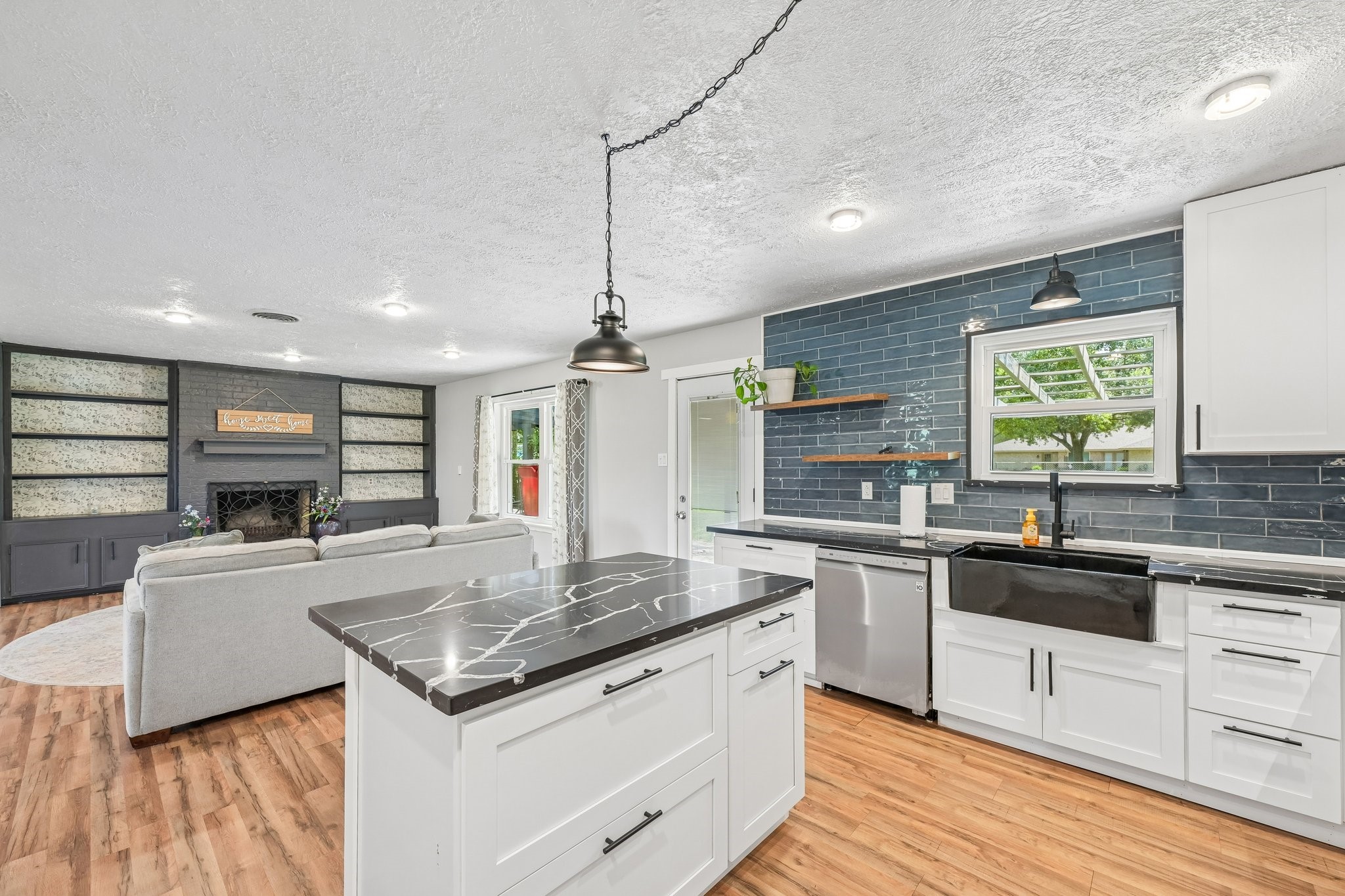 Open floorplan allows you to stay connected with your family and guests.
