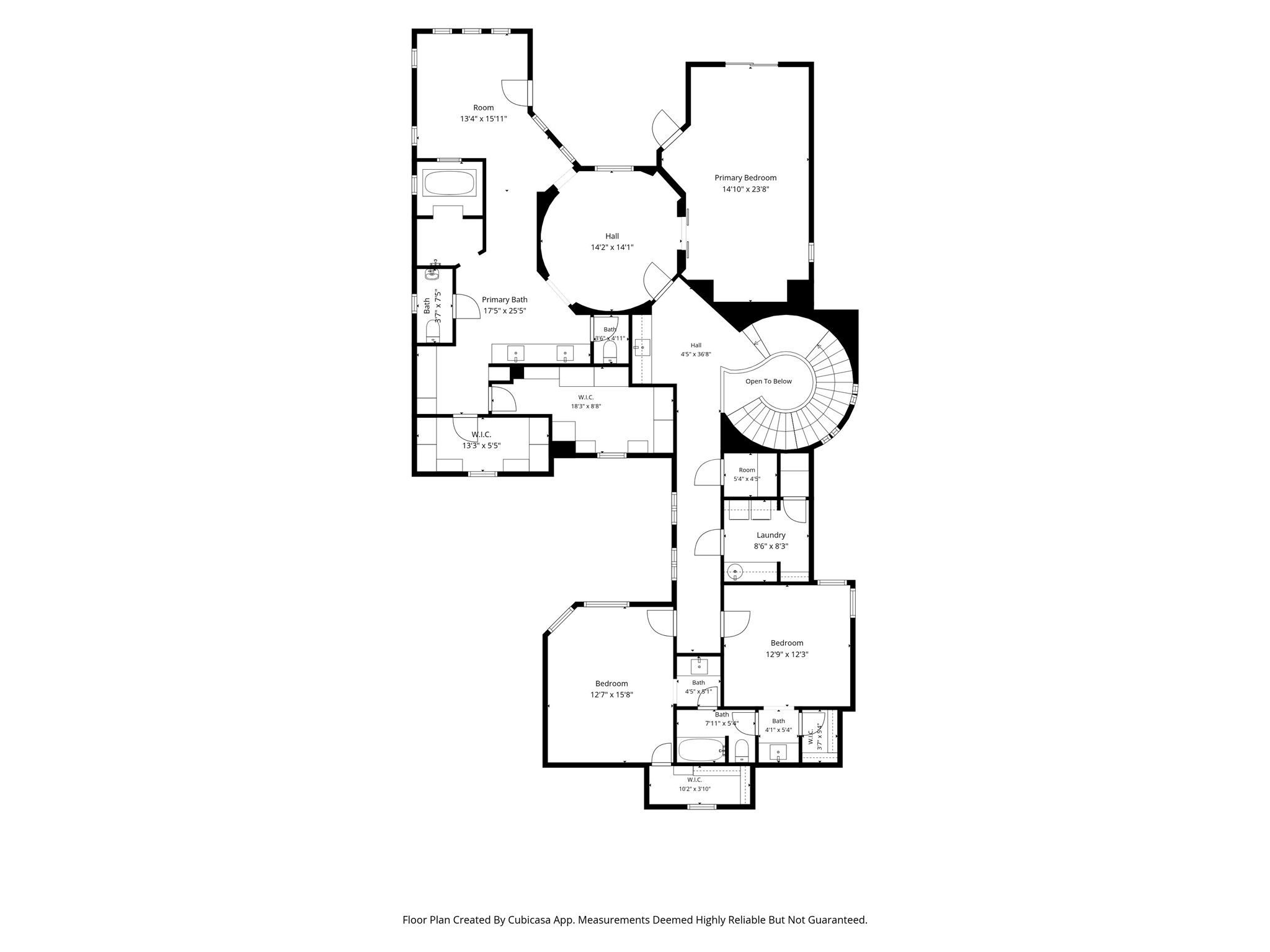 Detailed floor plan